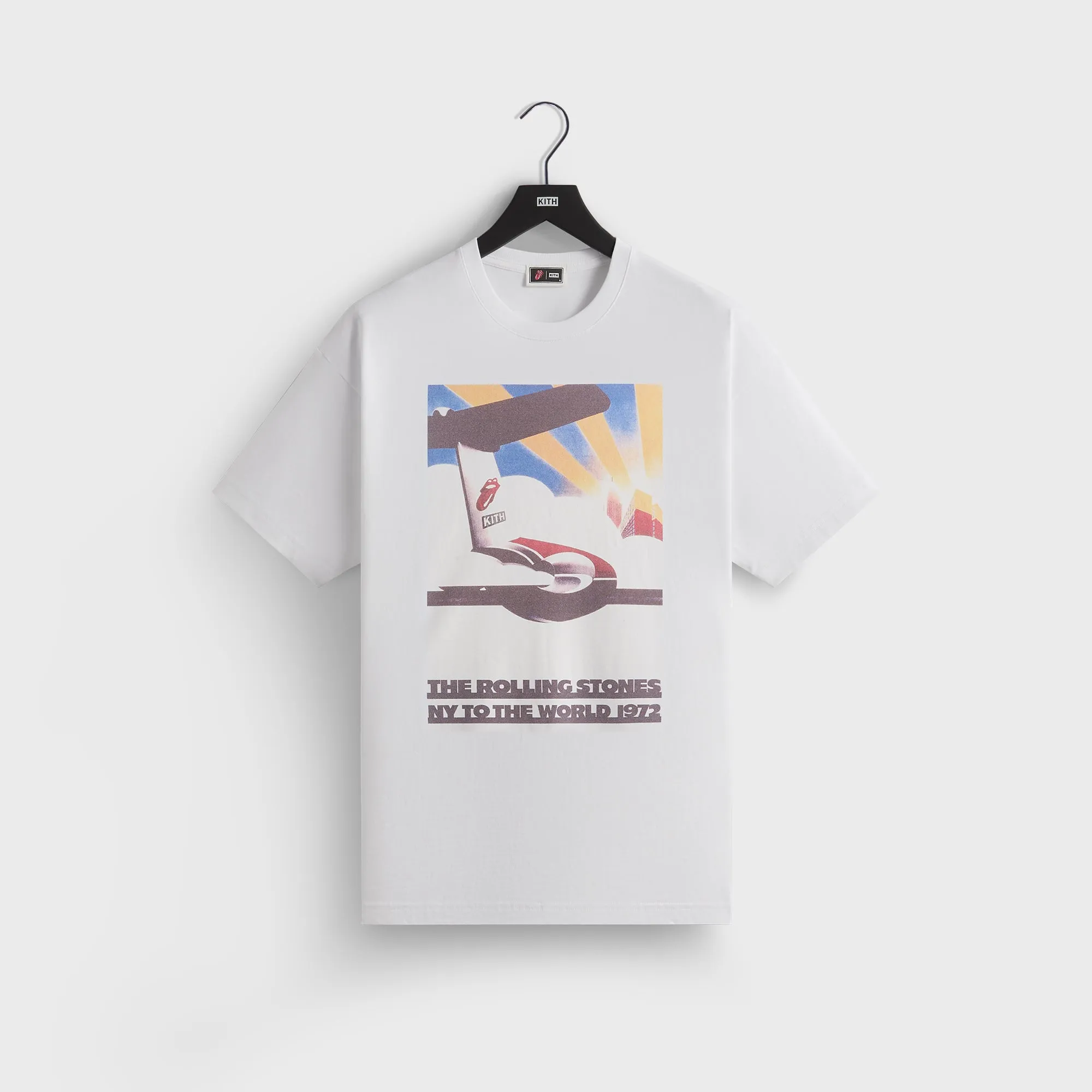 Kith for The Rolling Stones New York 1972 Poster Tee - White Soft Breathable Holiday Trend