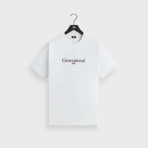 Kith Generational Quote Tee - White Light Outfit