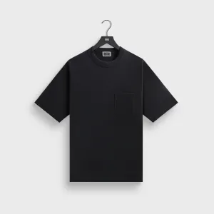 Chilly Day Essentials Comfy Wear Fit Kith Leonard Pocket Tee - Black