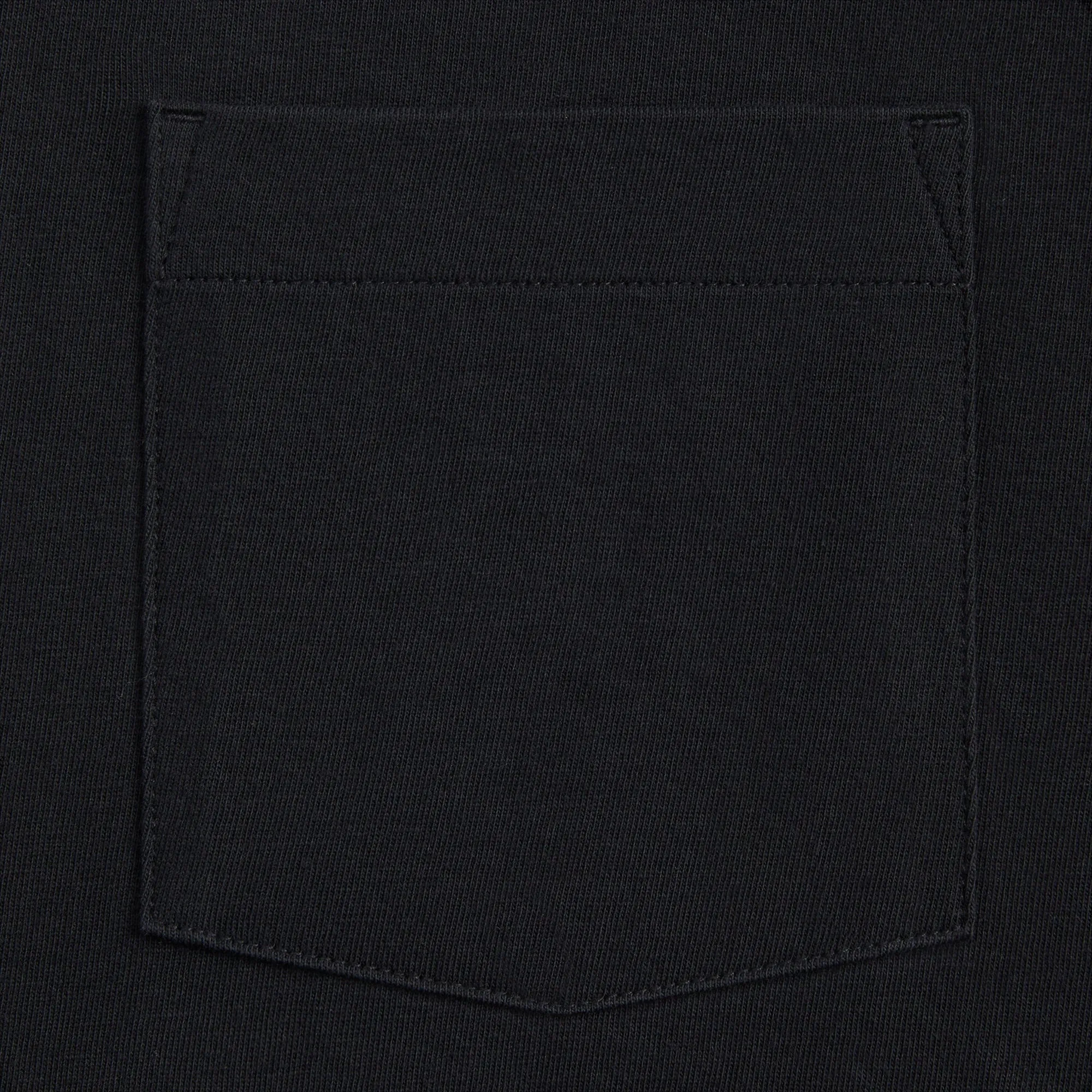 PocketDetail Reinforced Shoulders Kith Leonard Pocket Tee - Black