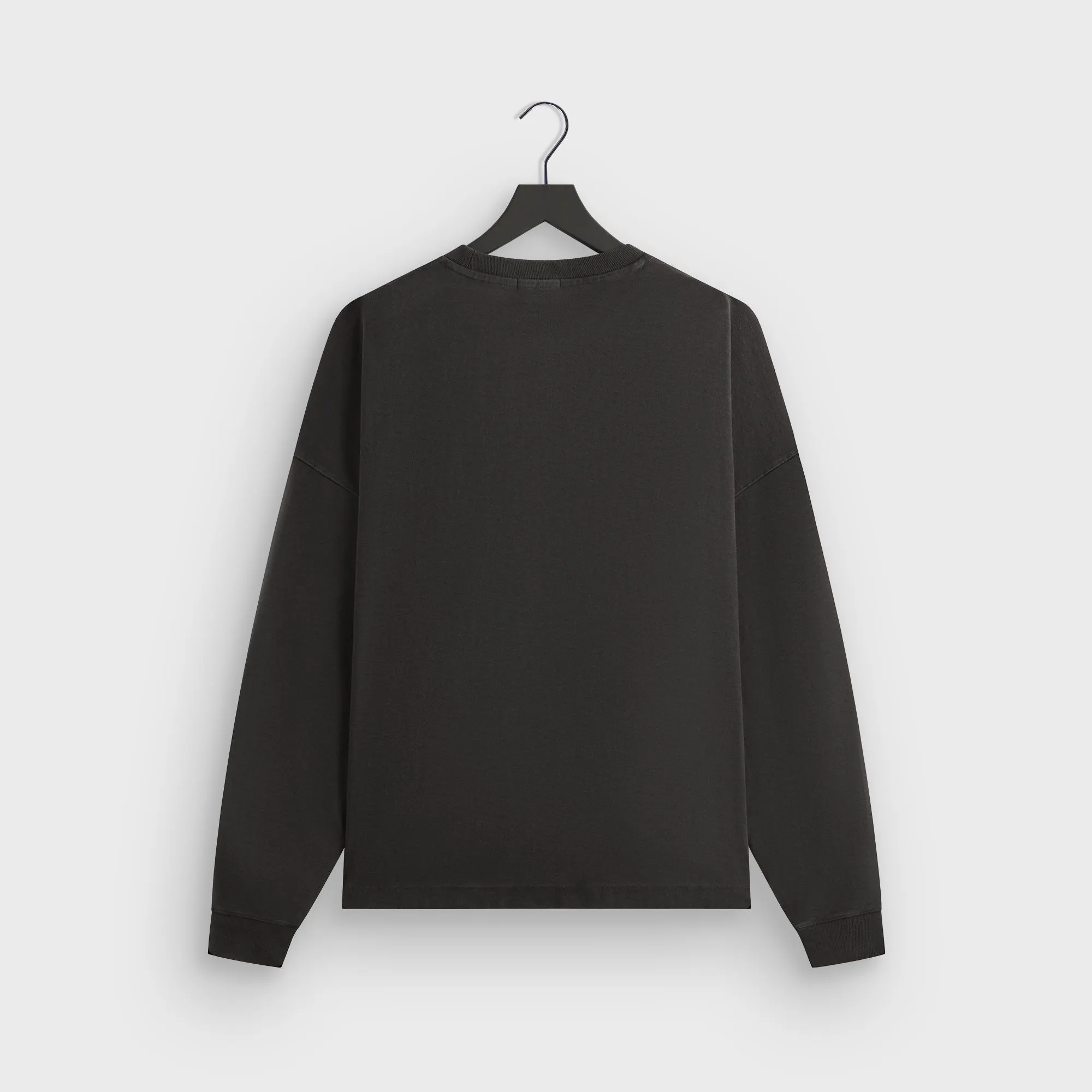 Eco Conscious Production adults' Kith Long Sleeve Lawson Tee - Black