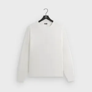 Non Restrictive Silhouette Kith Long Sleeve Lawson Tee - White