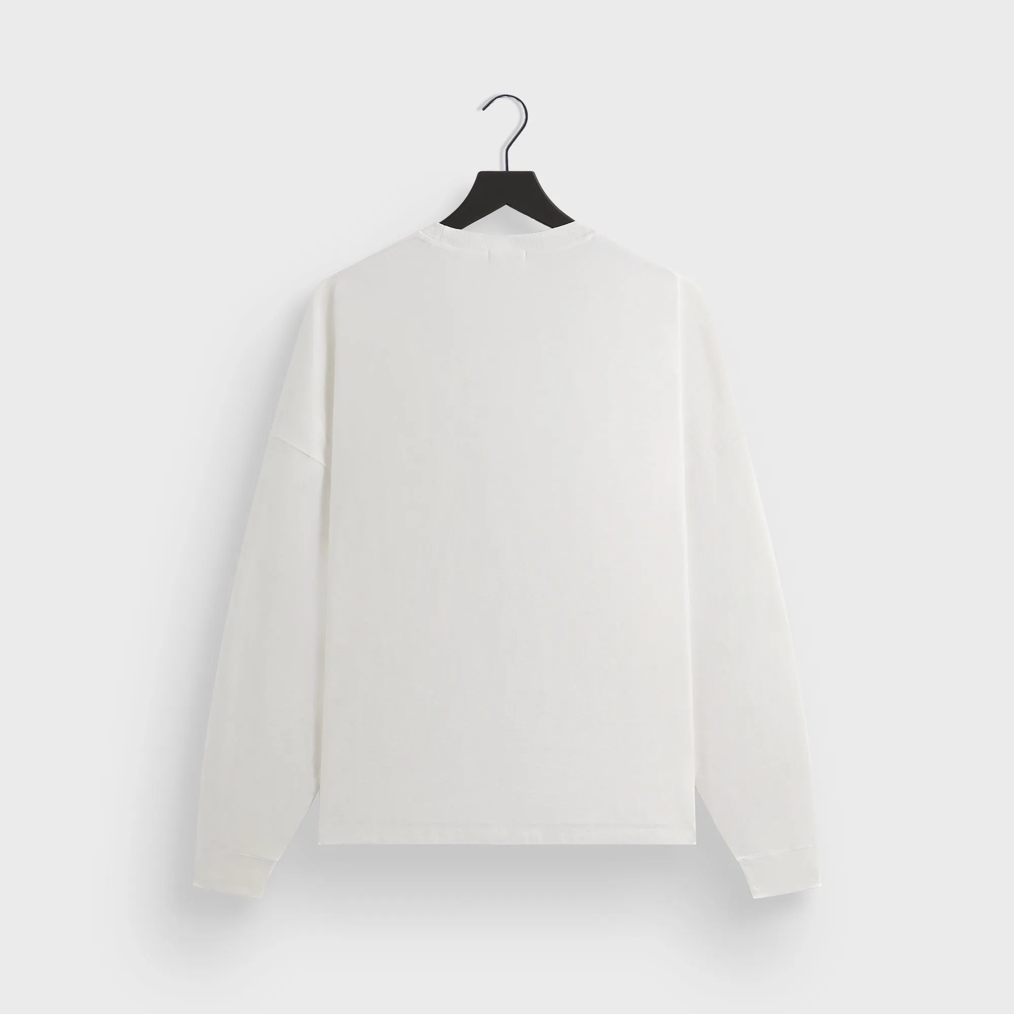 loose fitting Kith Long Sleeve Lawson Tee - White