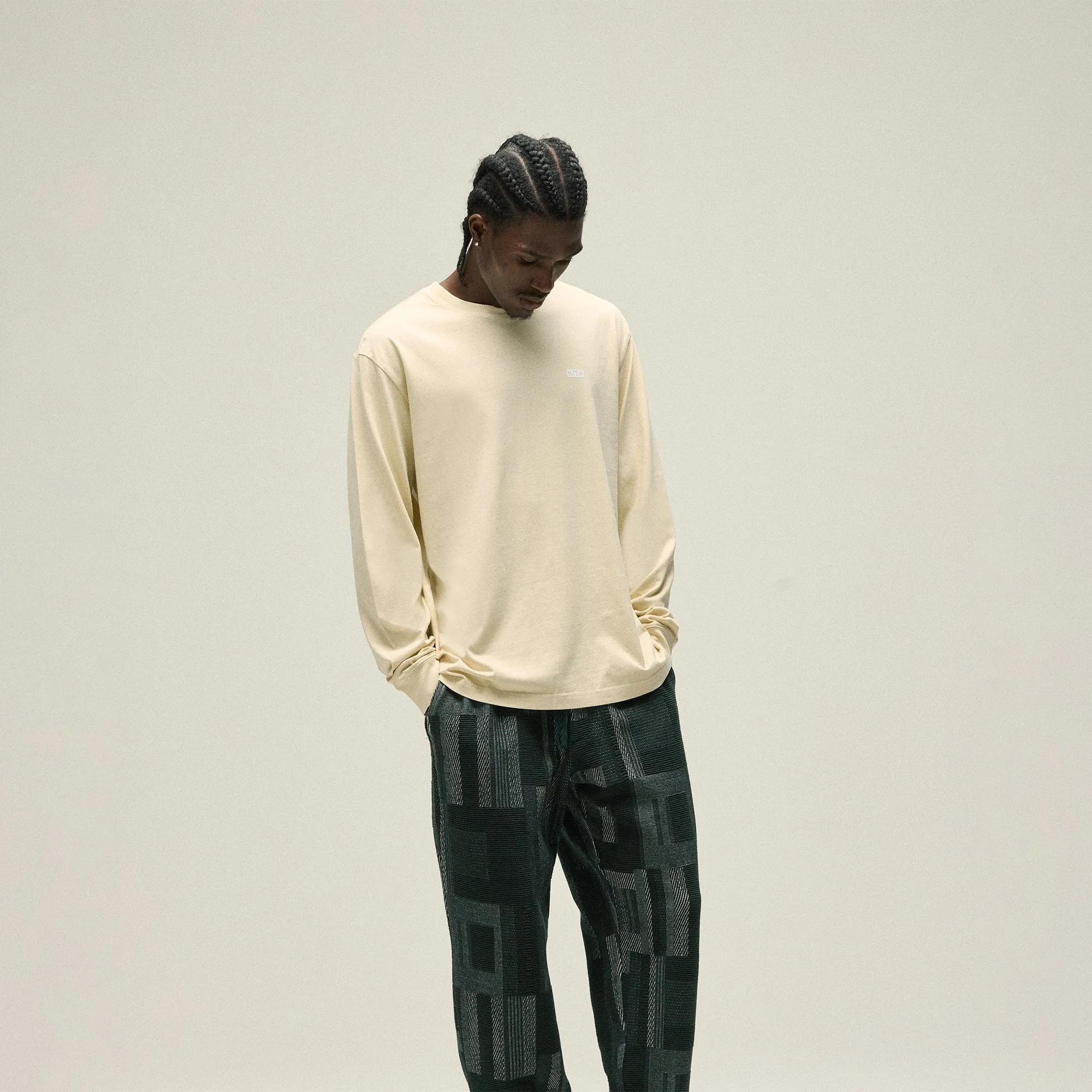 Kith Long Sleeve LAX Tee - Veil Matte Look