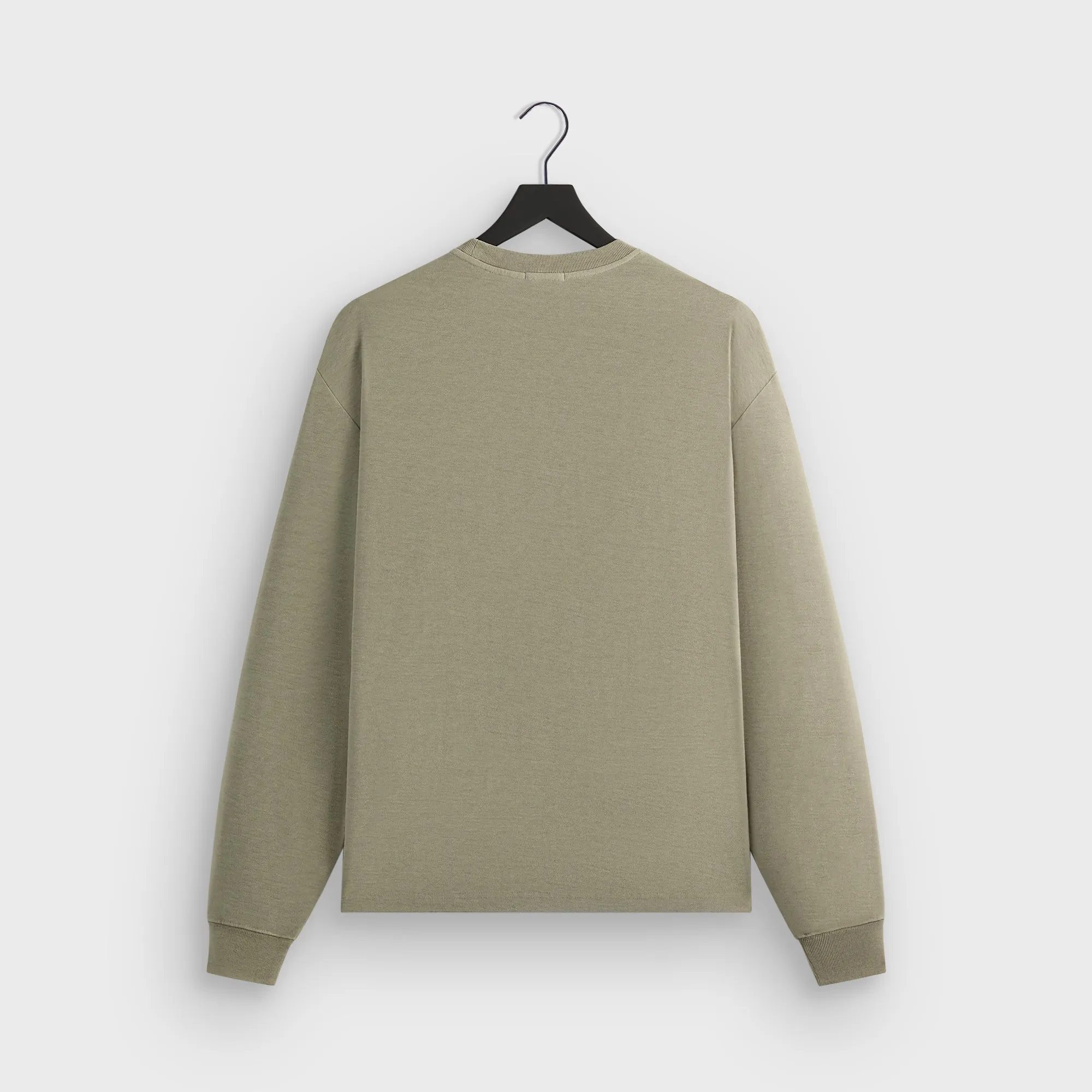 Kith Long Sleeve Quinn Tee - Haze Heavyweight Weave