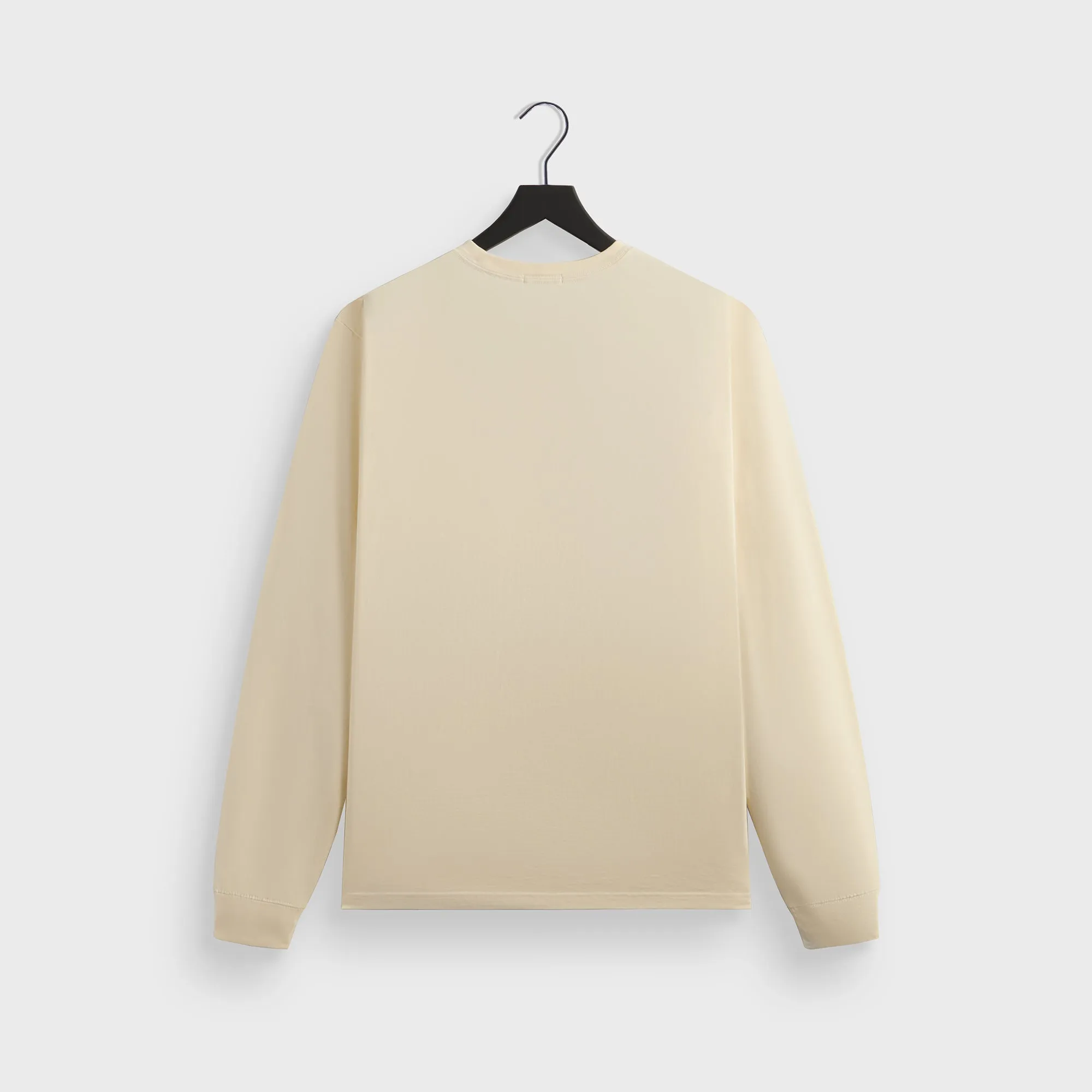 Kith Long Sleeve Vintage Wash Tee - Sandrift Micro Perforation