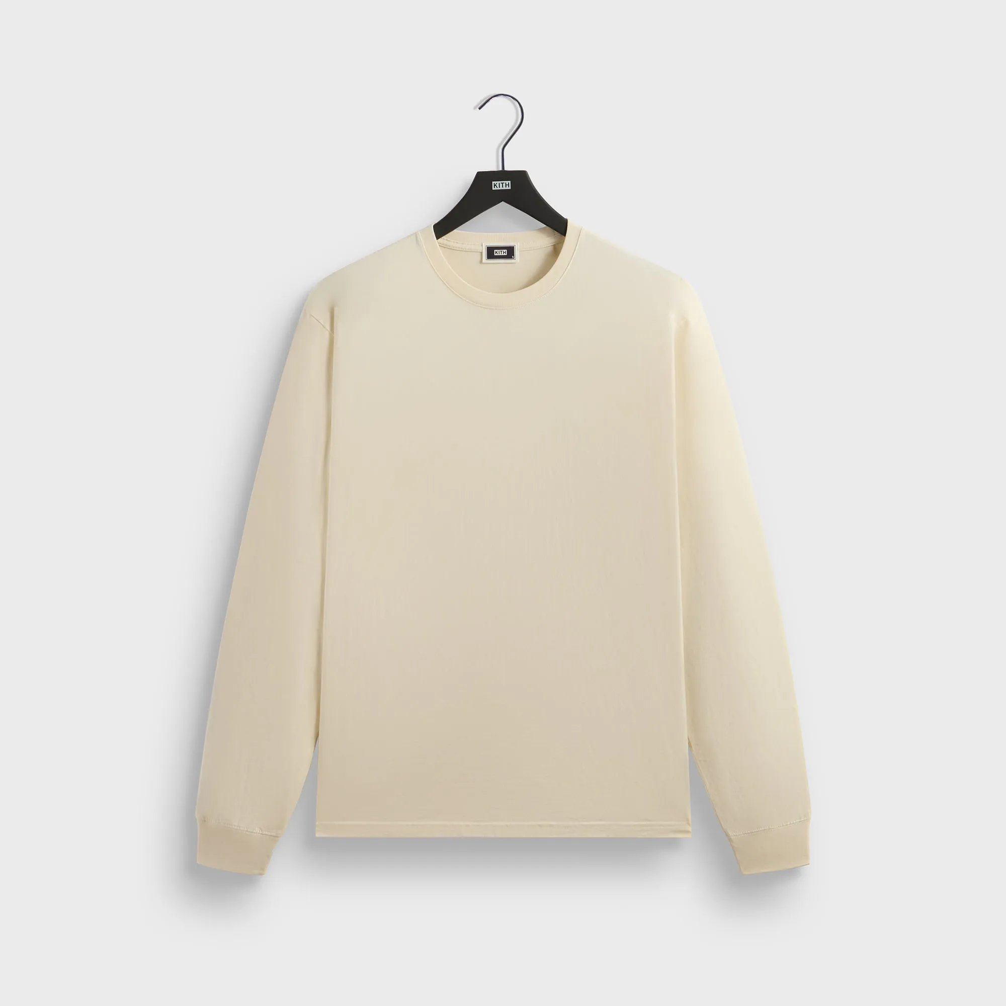 Kith Long Sleeve Vintage Wash Tee - Sandrift Printed uniqueness