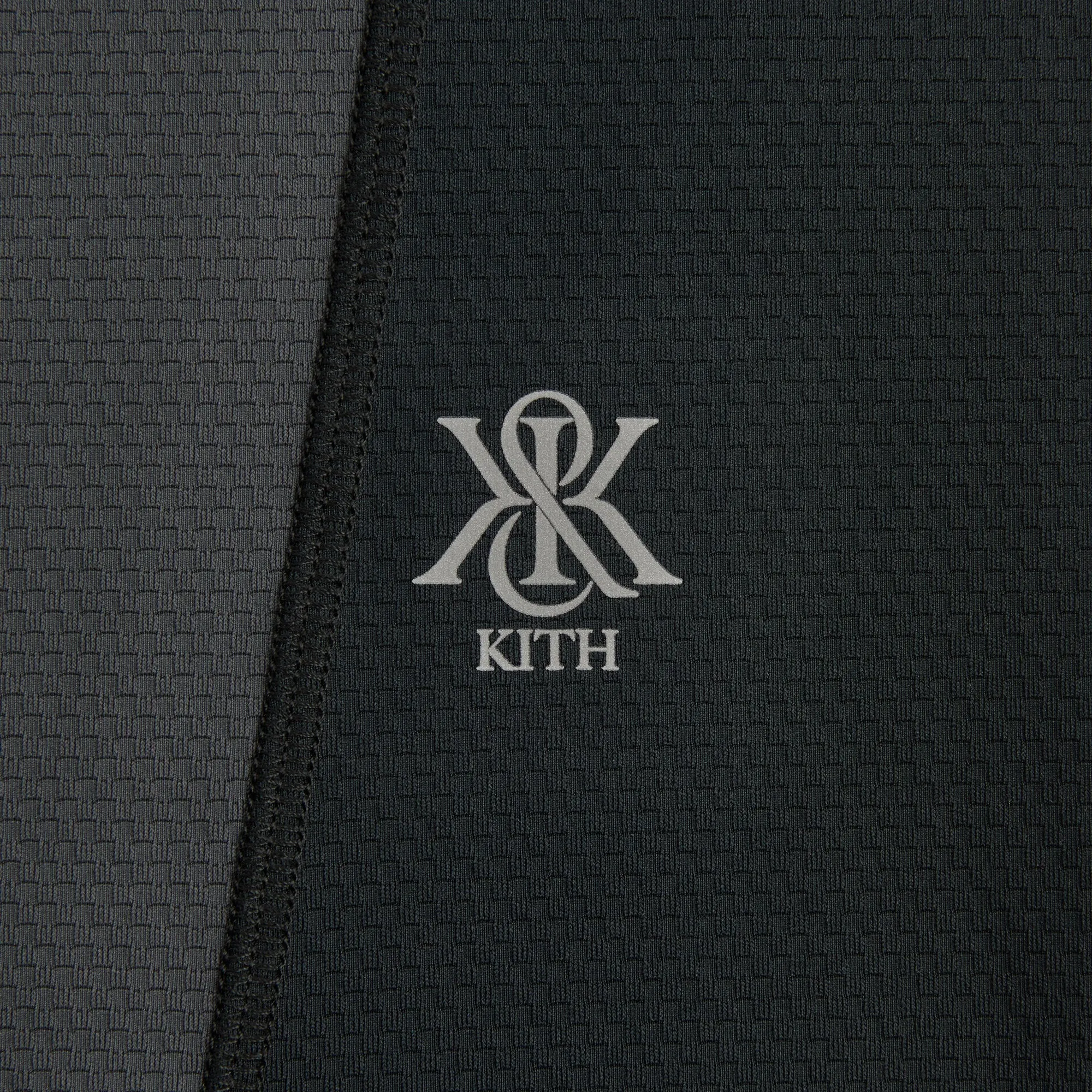 Simple and Chic Cool and Relaxed Kith Panelled Donovan Tee - Black