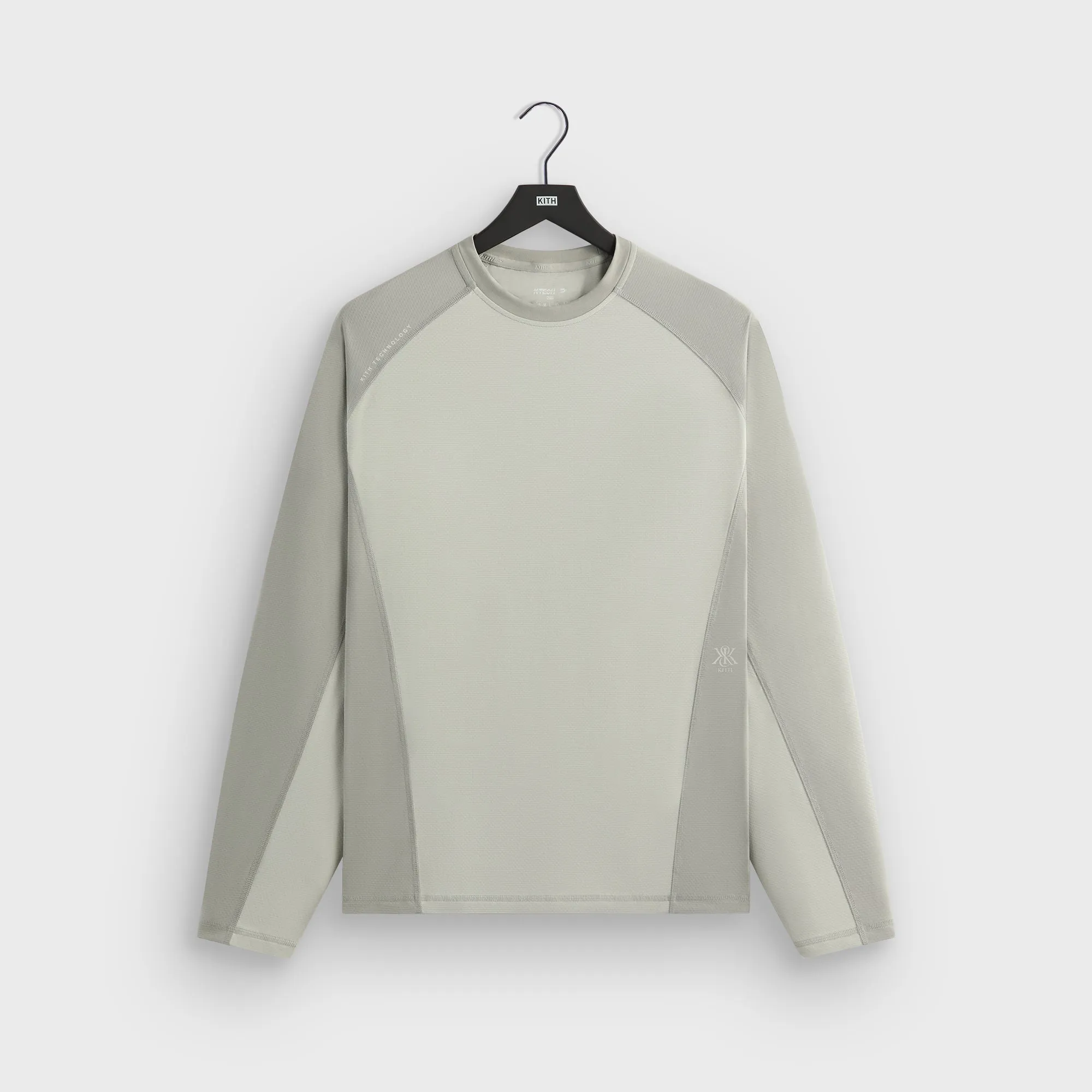 Kith Panelled Donovan Tee - Tin Elastic Fit