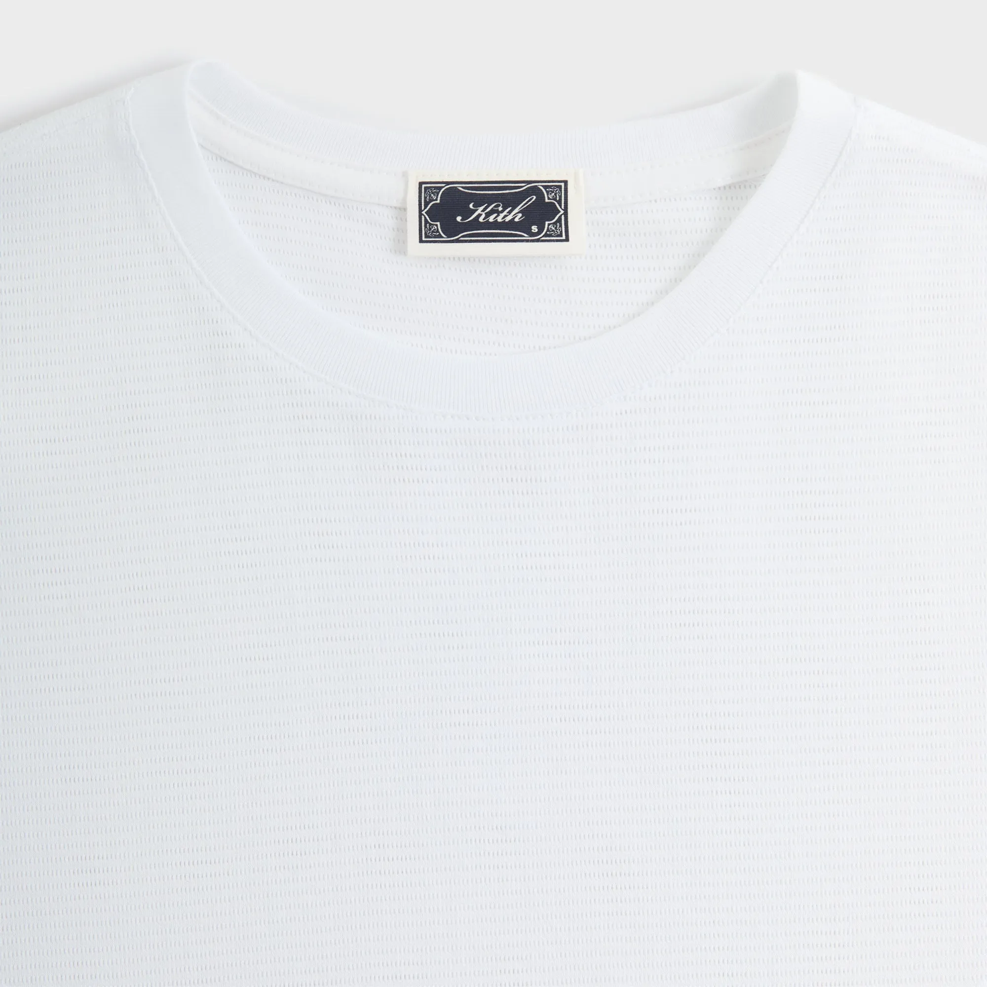 Fashionable Option Kith Pointelle Mesh Heathrow Tee - White