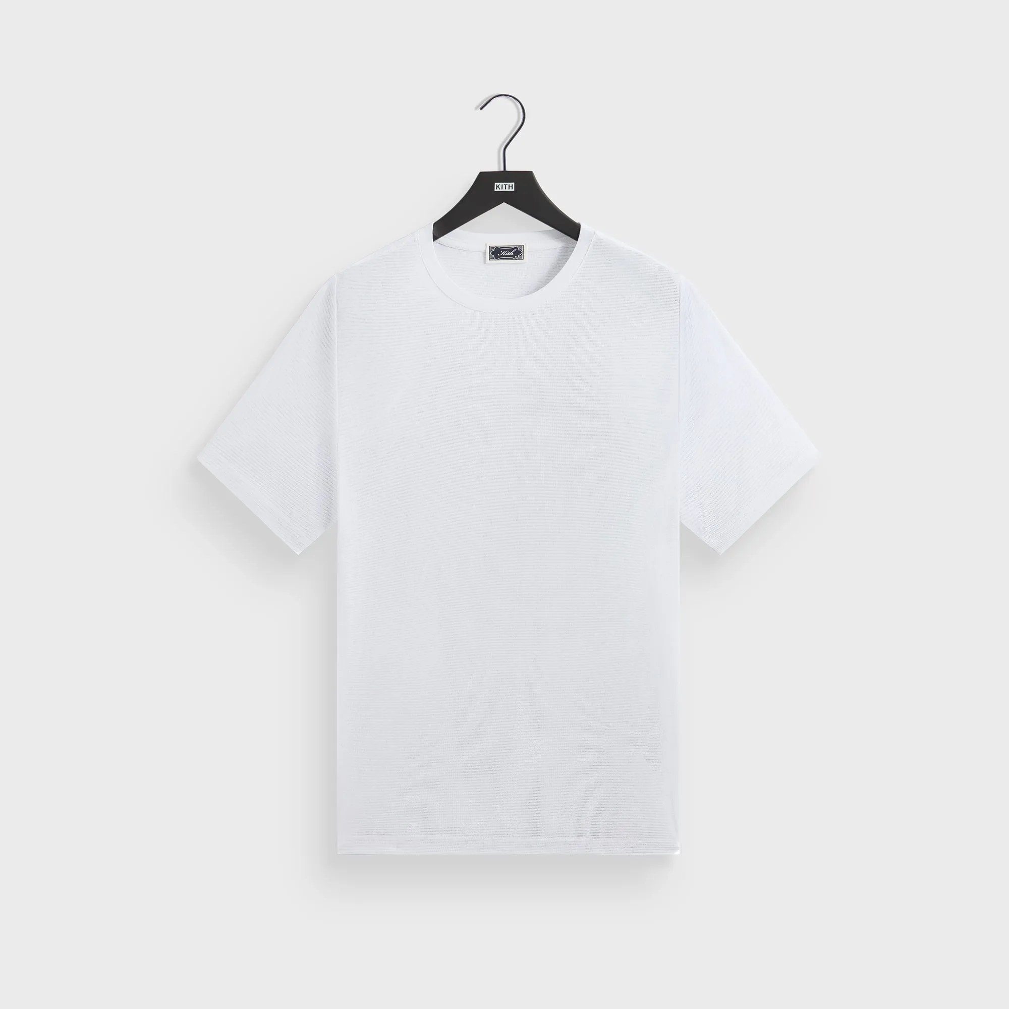 brandable loose but not baggy Kith Pointelle Mesh Heathrow Tee - White