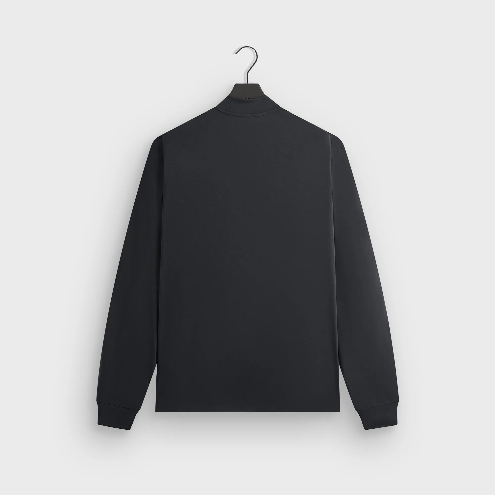 Kith Scratch Long Sleeve Mock Neck - Black regular but not boring Multi Directional Stretch