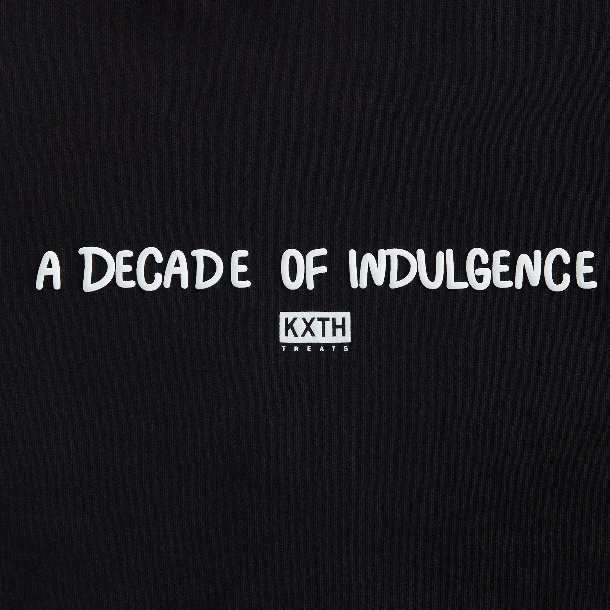 Kith Treats 10 Years Tee - Black Quick-Dry Fabric