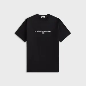 Bohemian style Modern Casual Kith Treats 10 Years Tee - Black