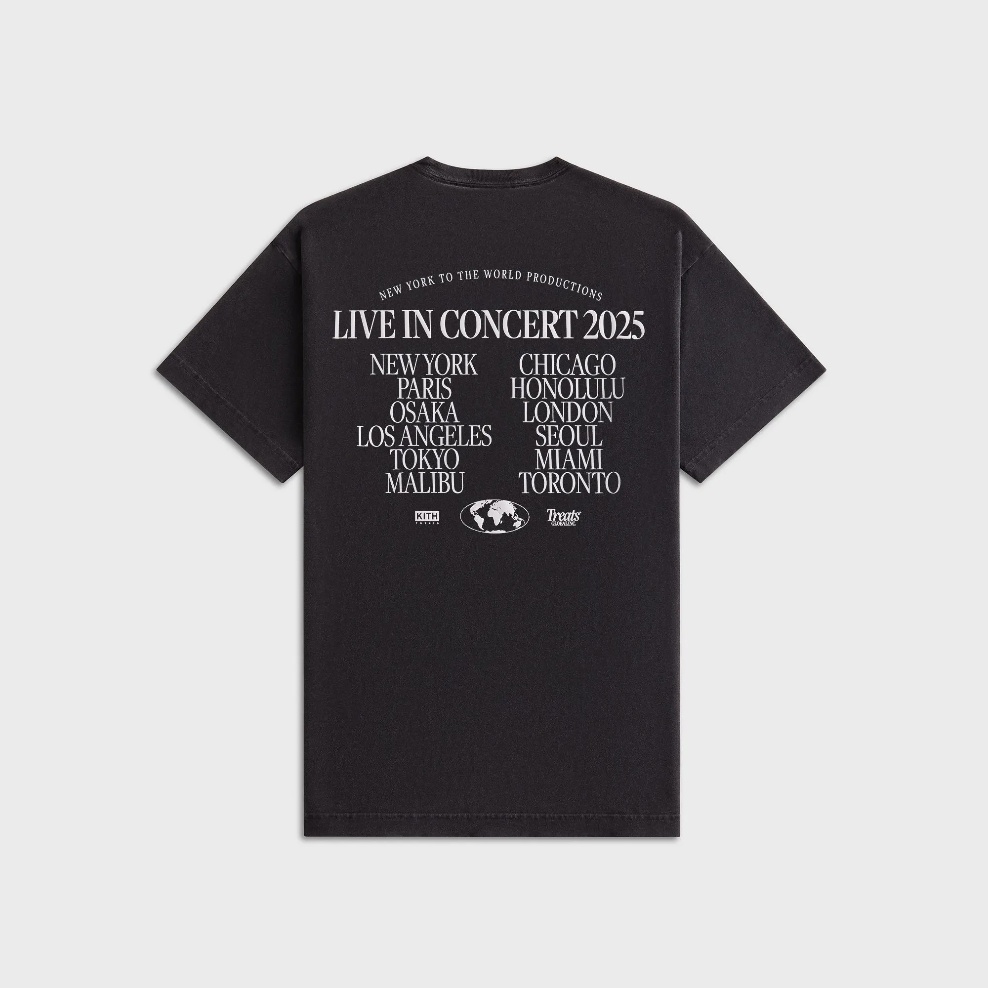 Kith Treats S.W.I.R.L. Tour Vintage Tee - Black Luxurious