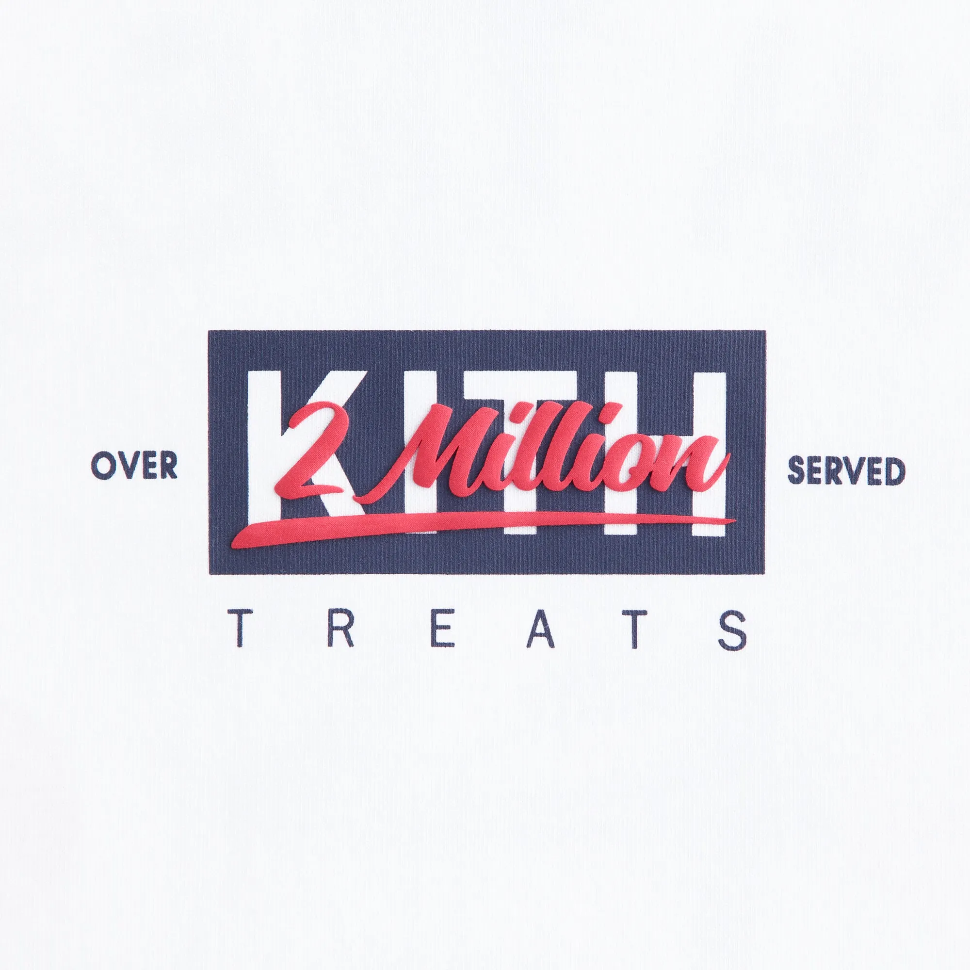 No Fade Technology Travel Comfort Style Kith Treats Two Million Tee - White
