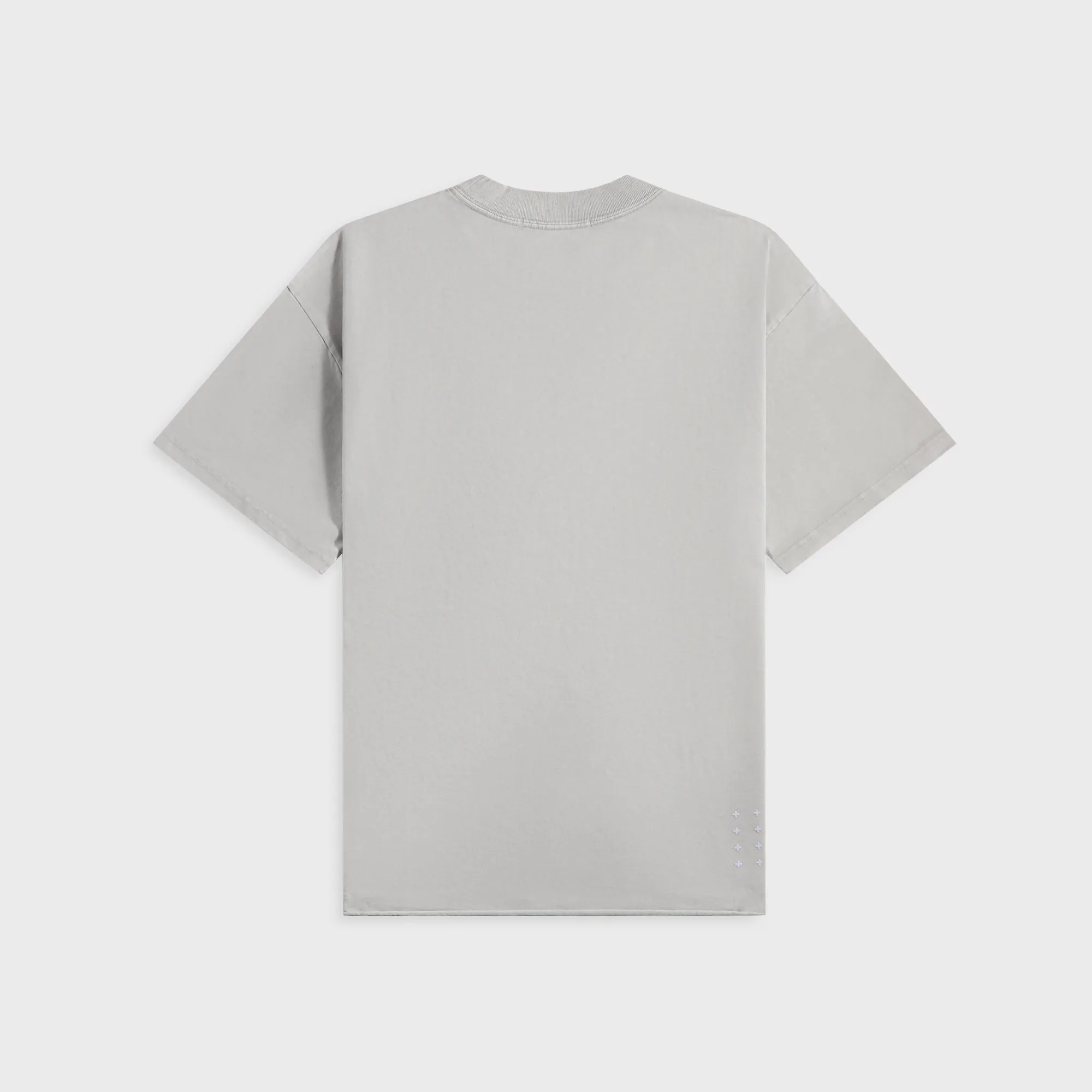 Ksubi Blasted Ekcess Short Sleeve Tee - Smoke Grey Perfect Layer Wear