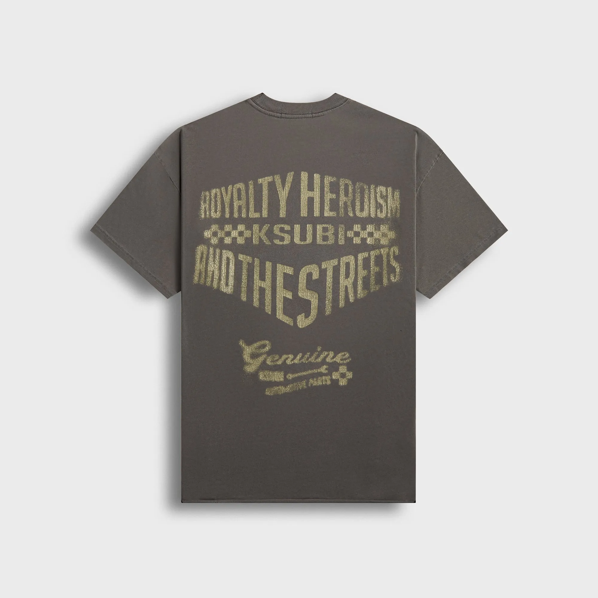 Ksubi Garage Biggie Tee - Faded Black High Density Knit