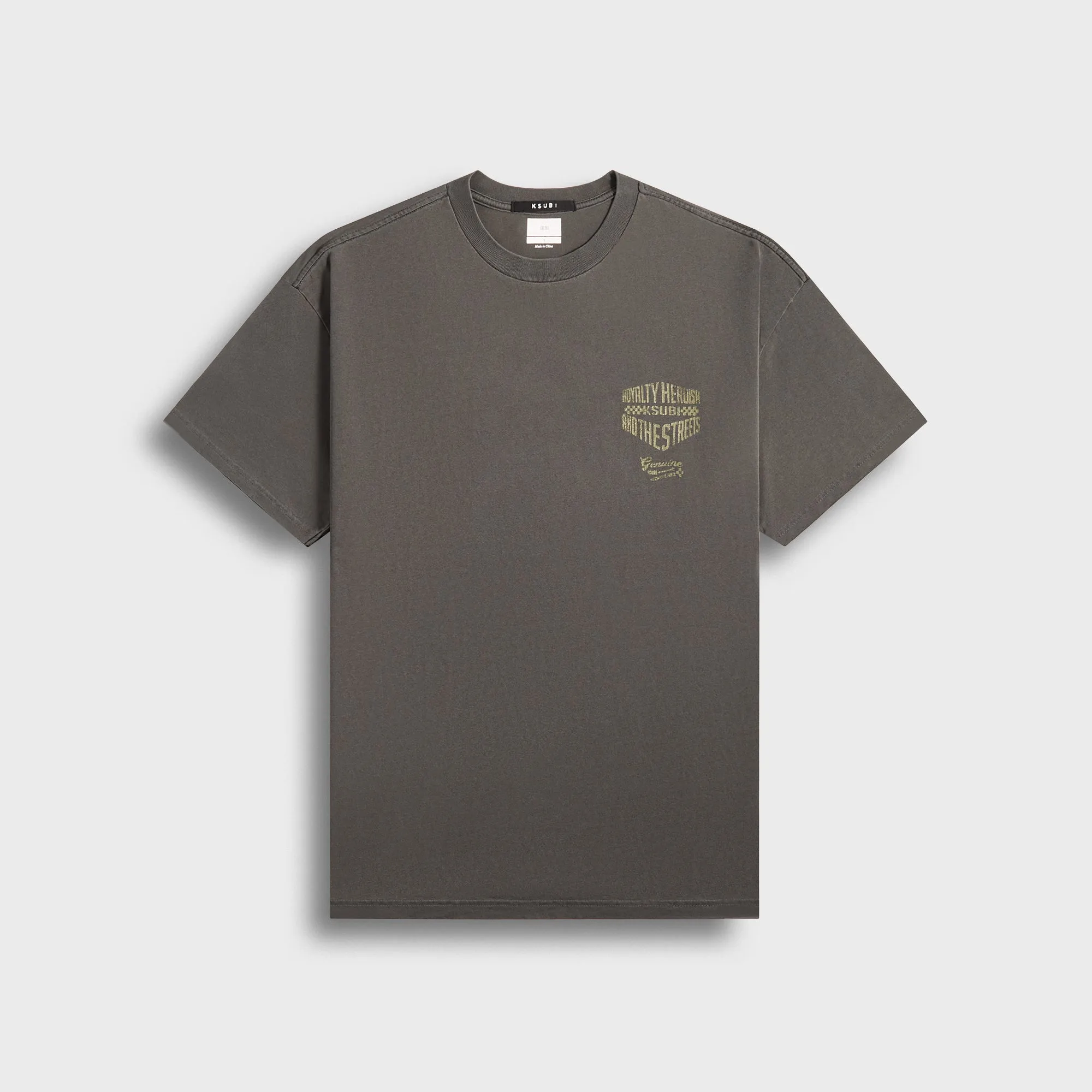 Ksubi Garage Biggie Tee - Faded Black Quick Fit Stretch