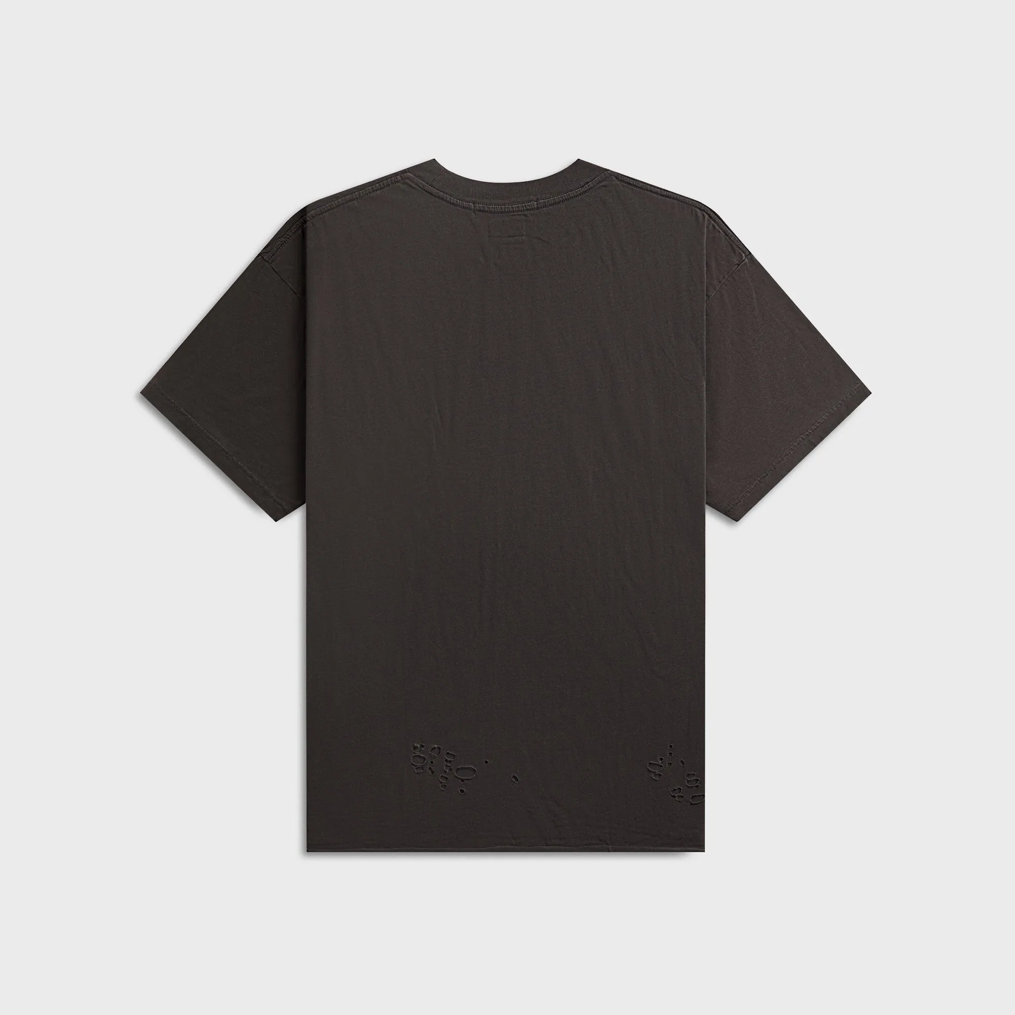 Ksubi Hendrix Ekcess Tee - Old Black Drop Shoulder Cut Breathable Comfort
