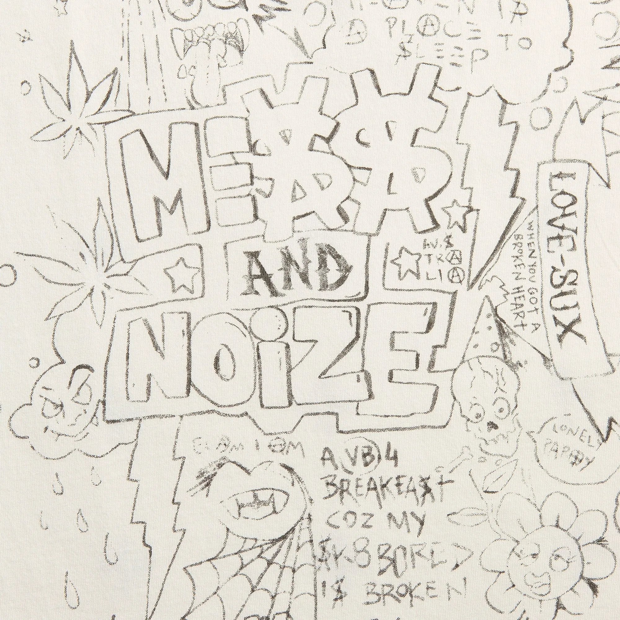 Ksubi Noize Biggie Short Sleeve Tee - Vintage White Comfort Style Essential Fit