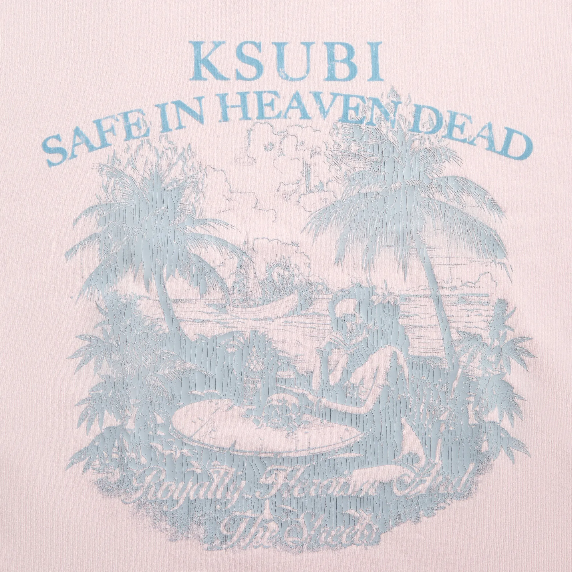theater visit Ksubi Paradiso Ekcess Short Sleeve Tee - Pink