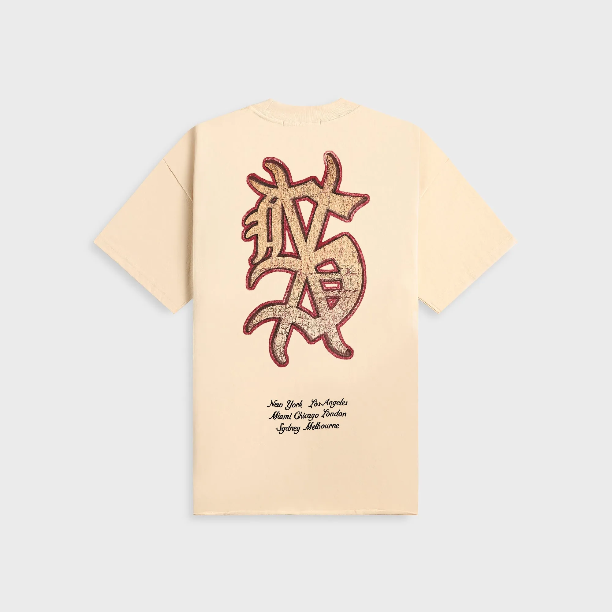 Ksubi Playoff Ekcess Tee - Dusty Desert Versatile Layer Microfiber texture