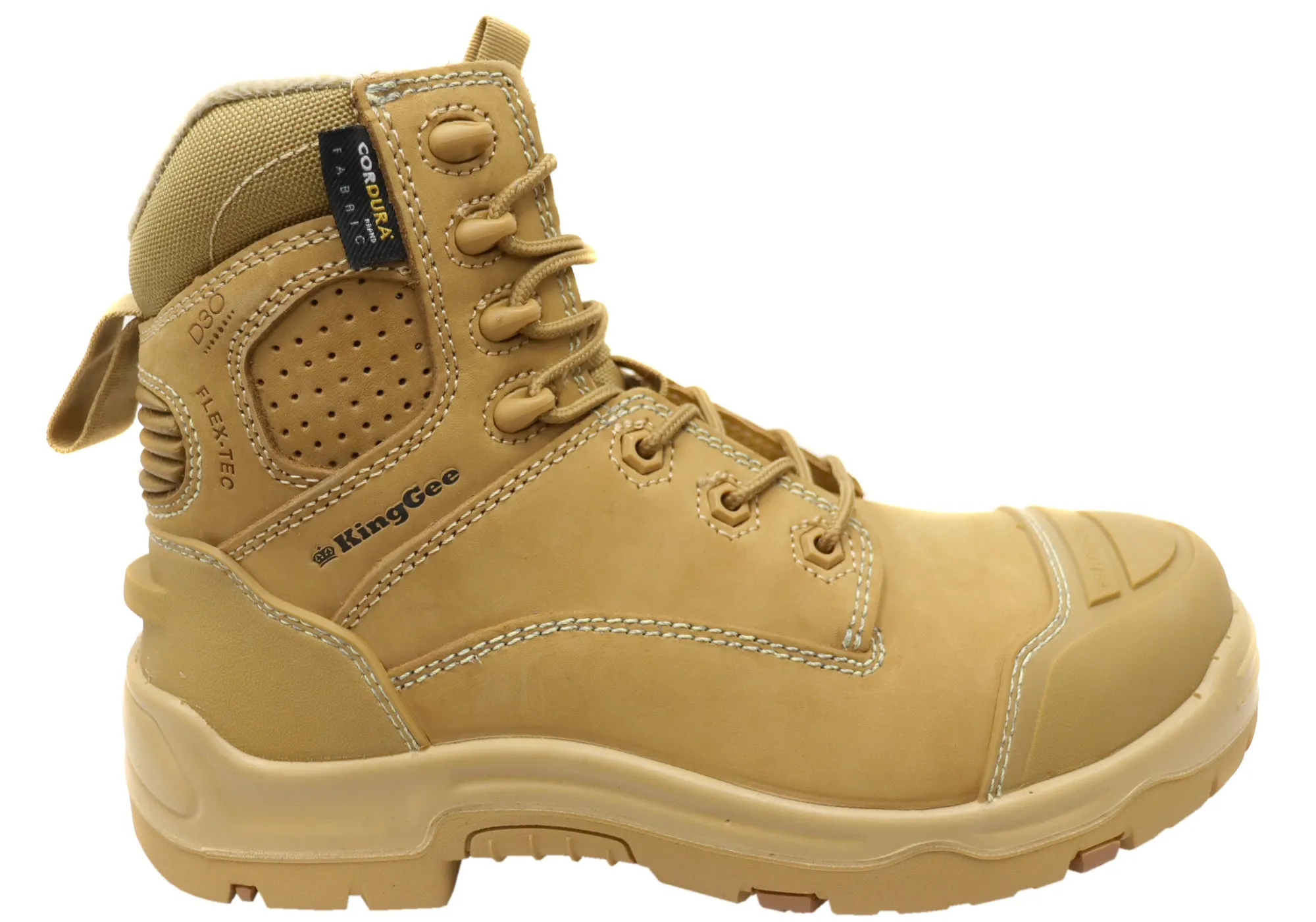 Comfortable Step KingGee Mens Onyx 6Z Puncture Resistant Work Boots