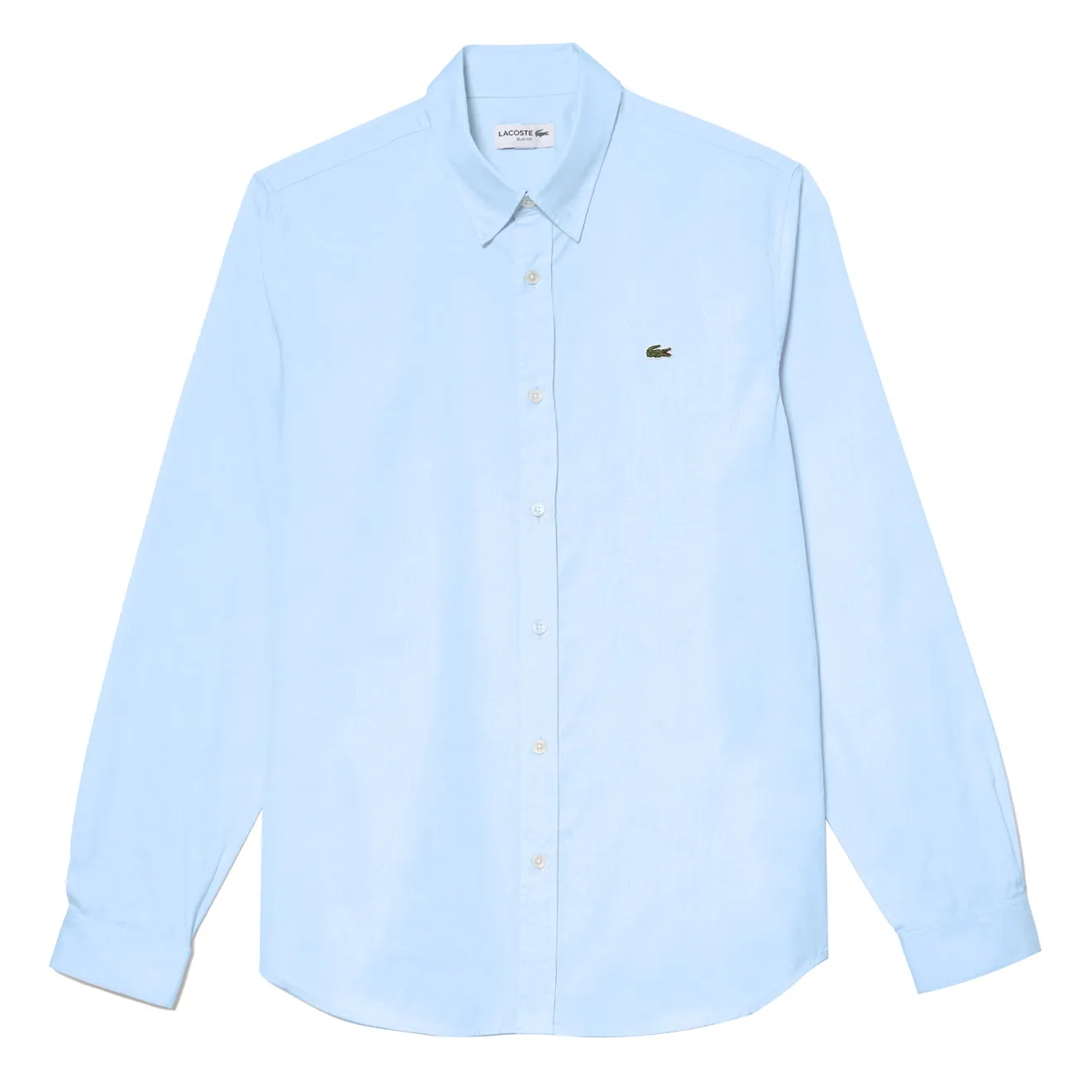 Lacoste L/S Cotton Shirt Bleu Ciel Summer Fashion