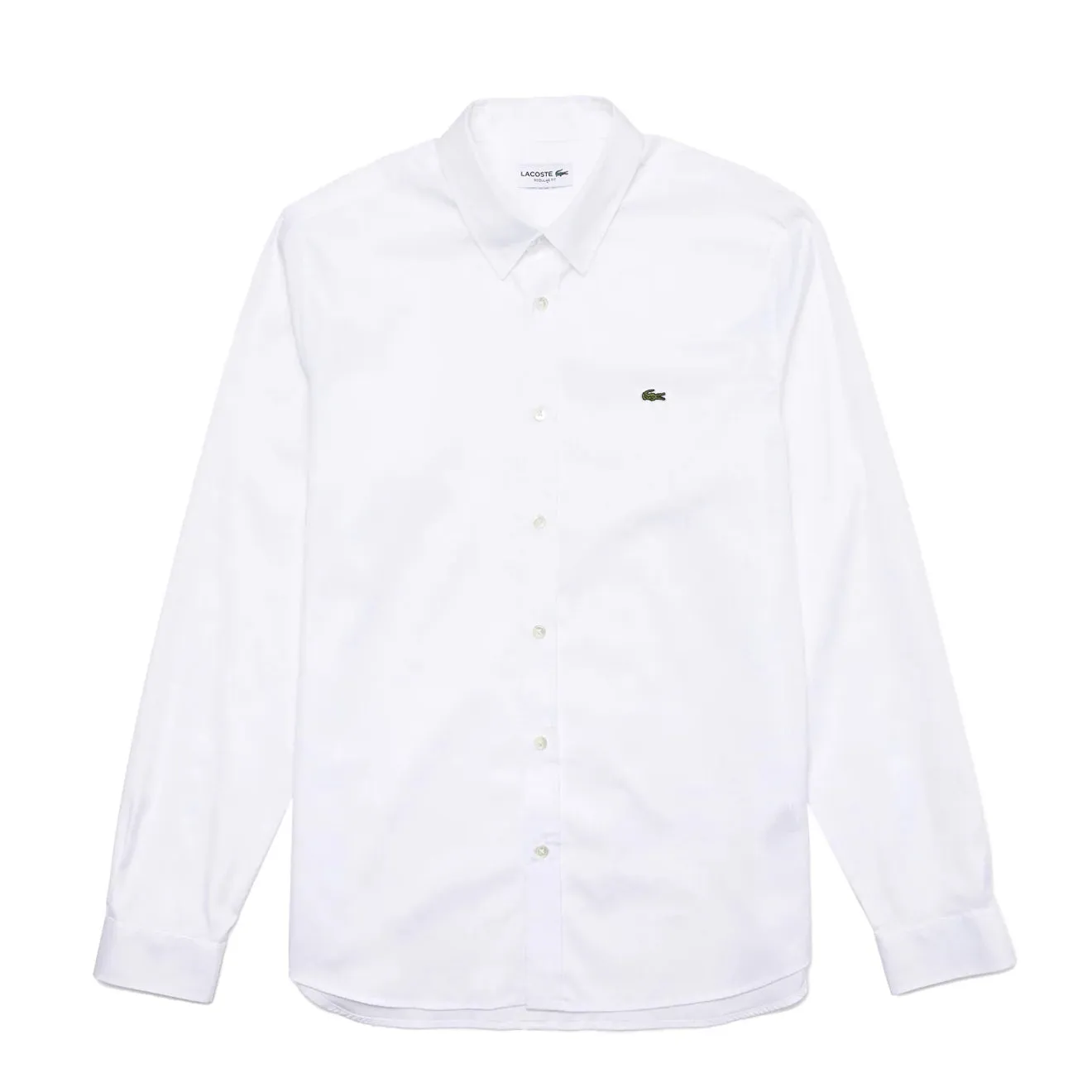 Workwear Essential youth trend Lacoste L/S Slim Fit Cotton Shirt White