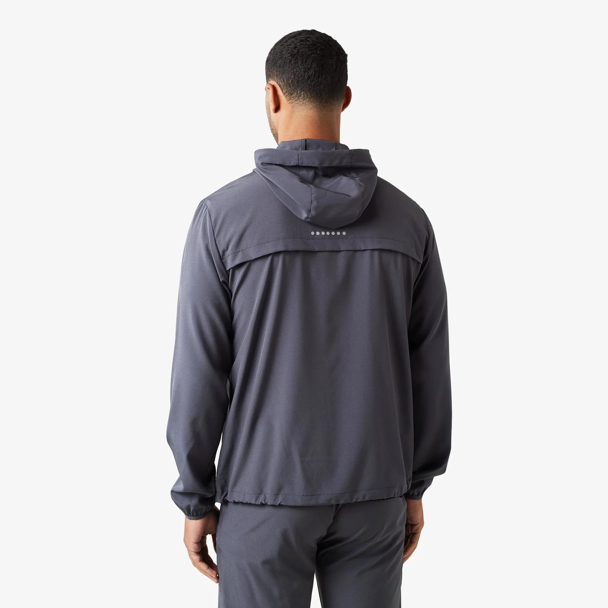 Reflective Core Windbreaker | Charcoal Articulated Knees