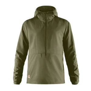 Fjallraven High Coast Lite Anorak Green Anti Pilling Fabric Anti Static Treatment