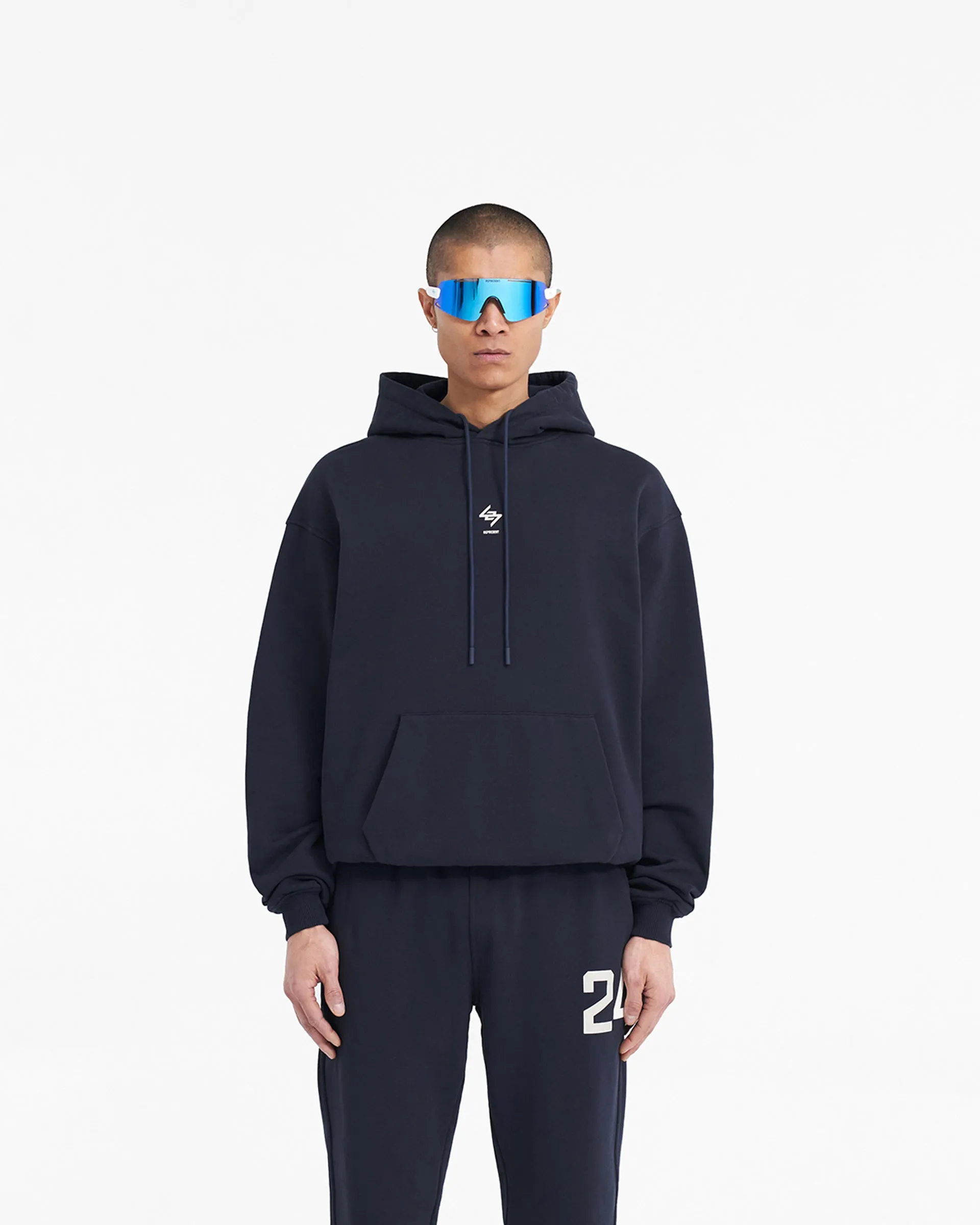 Layer Comfort Warm in winter 247 Oversized Hoodie - Navy