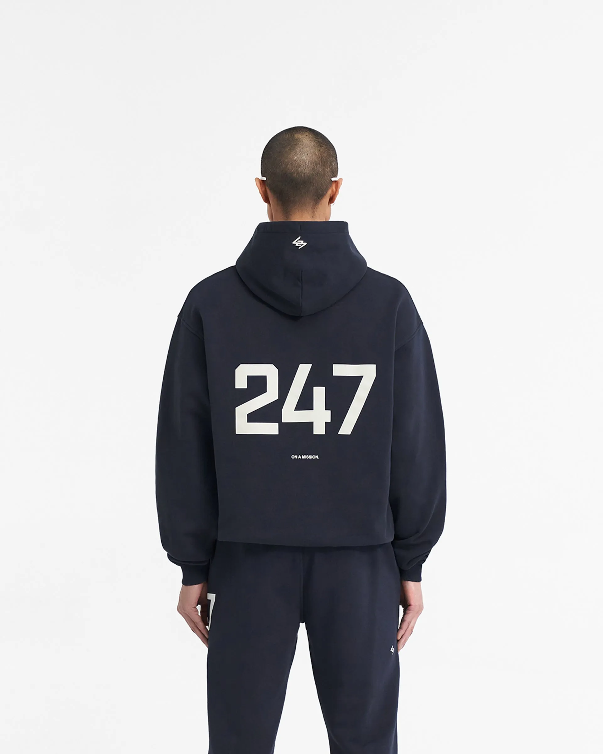 247 Oversized Hoodie - Navy product glove protection
