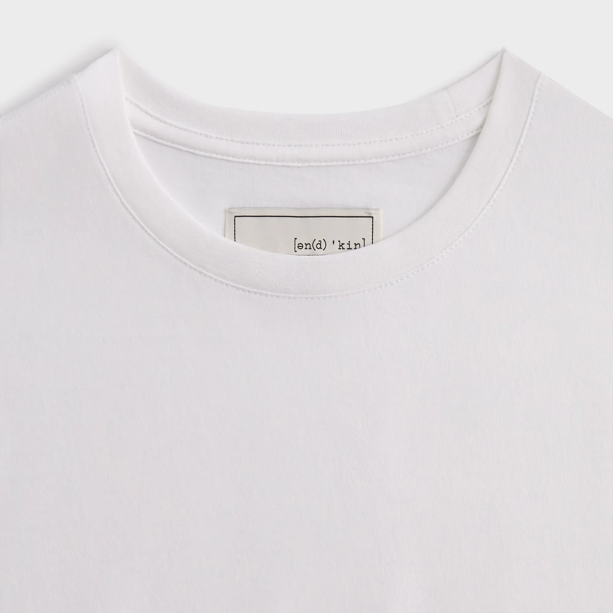 AllSeasonWear Soft Cotton Feel &Kin Pima Jersey Short Sleeve Heathrow Tee - White