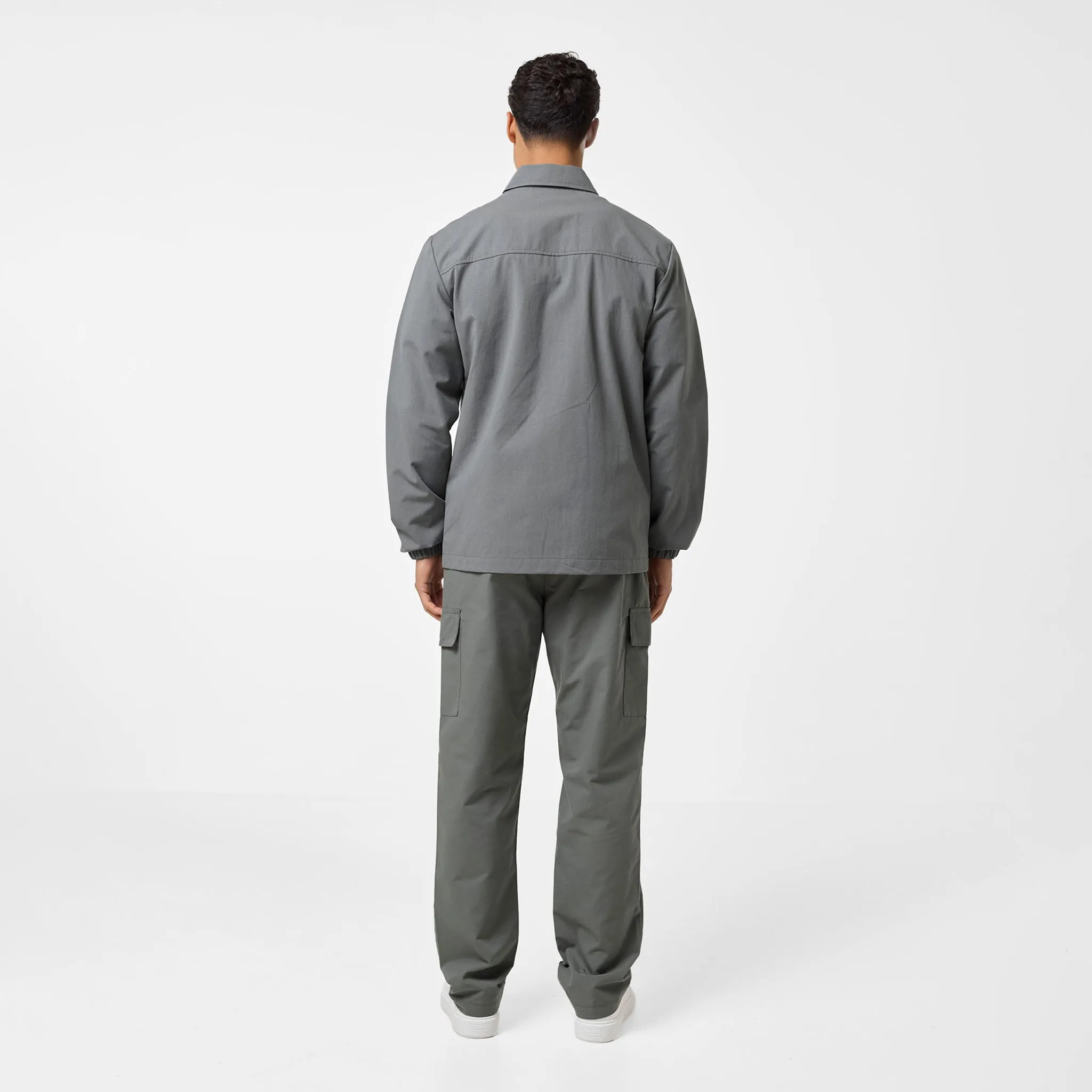 Soft Touch Material Sustainable Material Blend Smart Utility Open Hem Trouser | Khaki