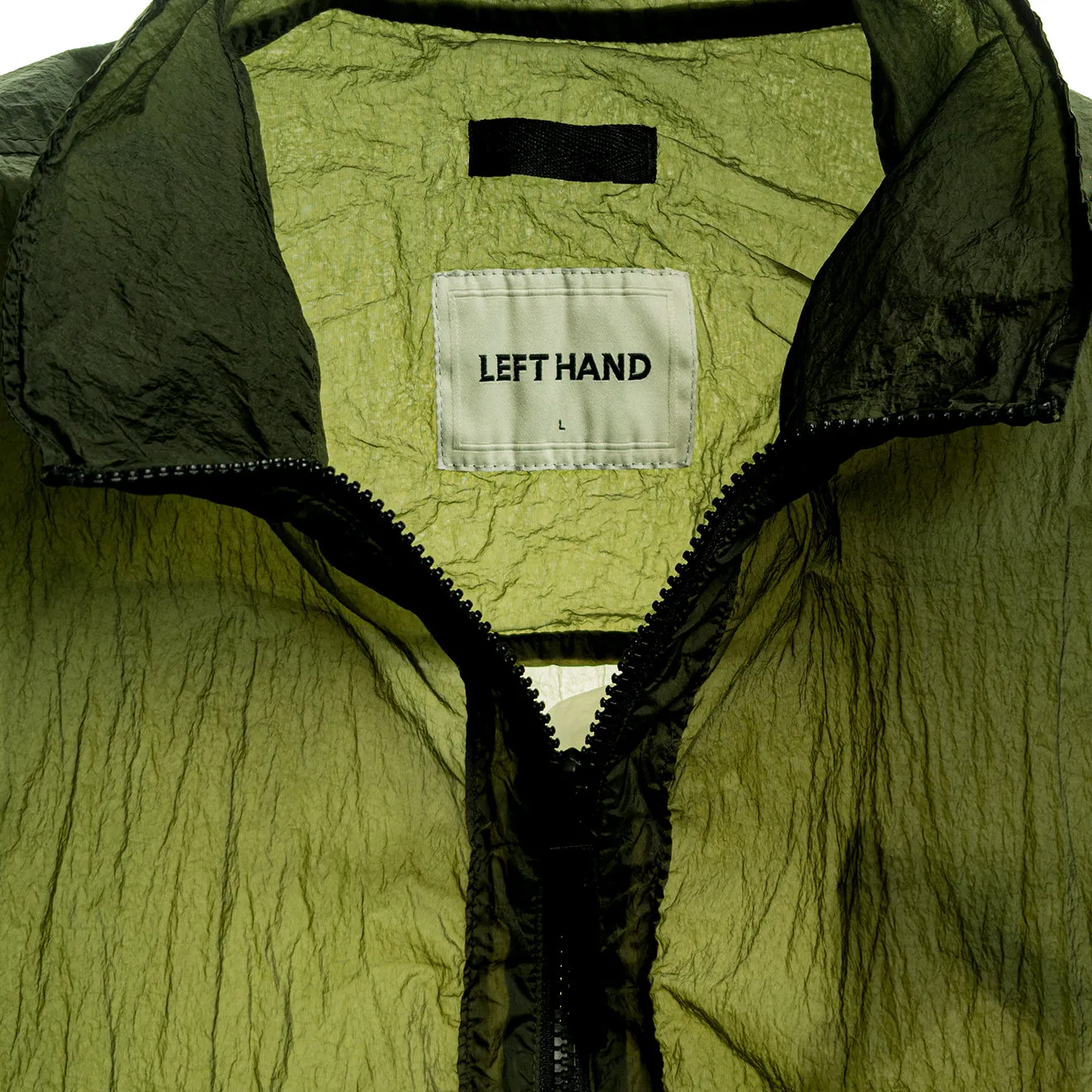 Left Hand Enna Overshirt Olive Durable Stitching