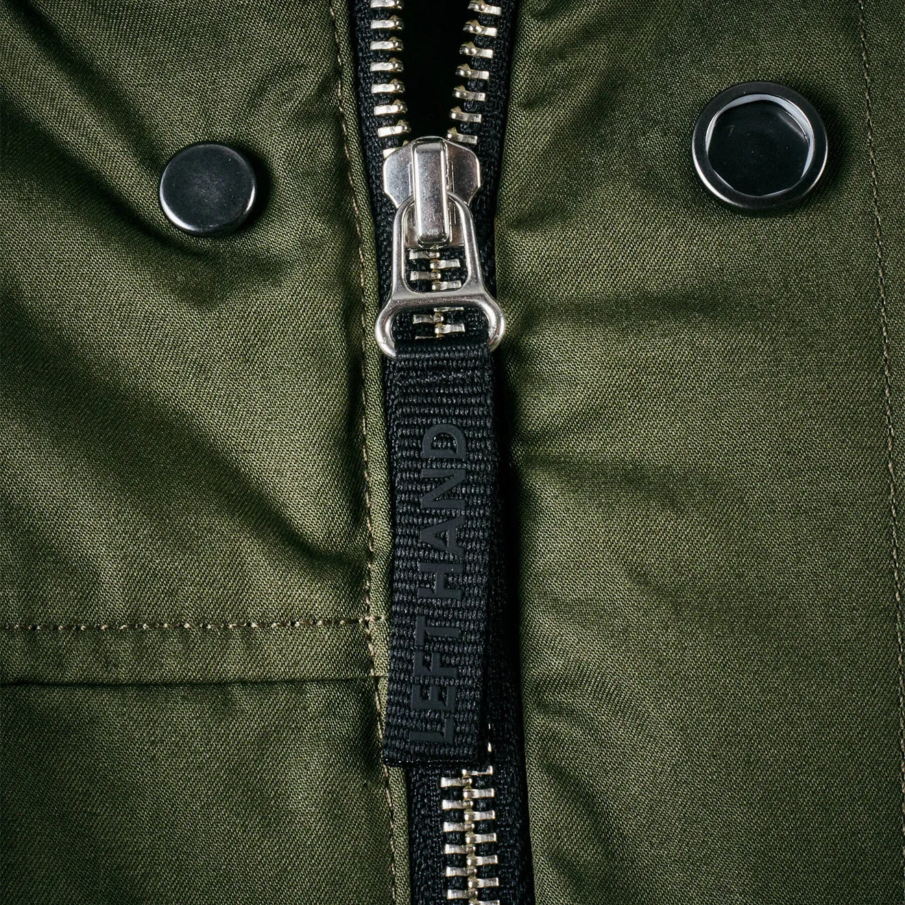 Cold Resist TapedZippers Left Hand Figna Field Jacket Olive