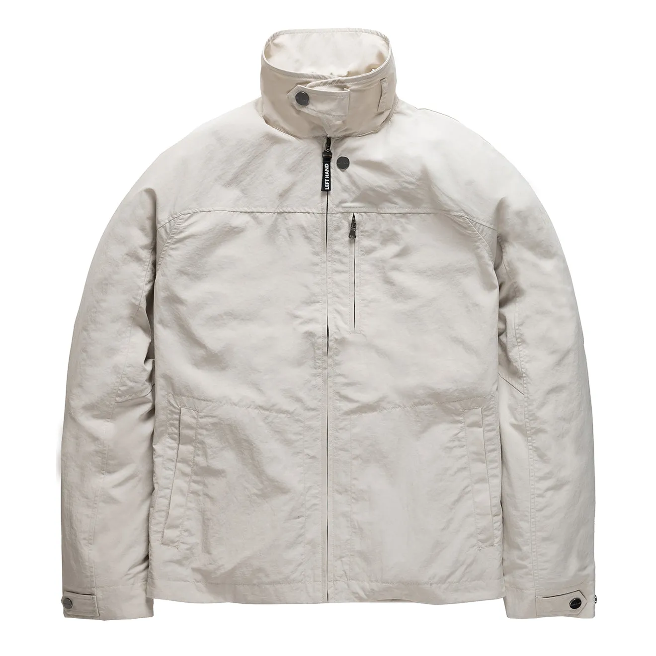 wrinkle free Double Buttons Left Hand Lys Blouson Khaki