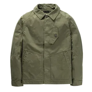 Edgy Fashion Left Hand Sesia Overshirt Olive