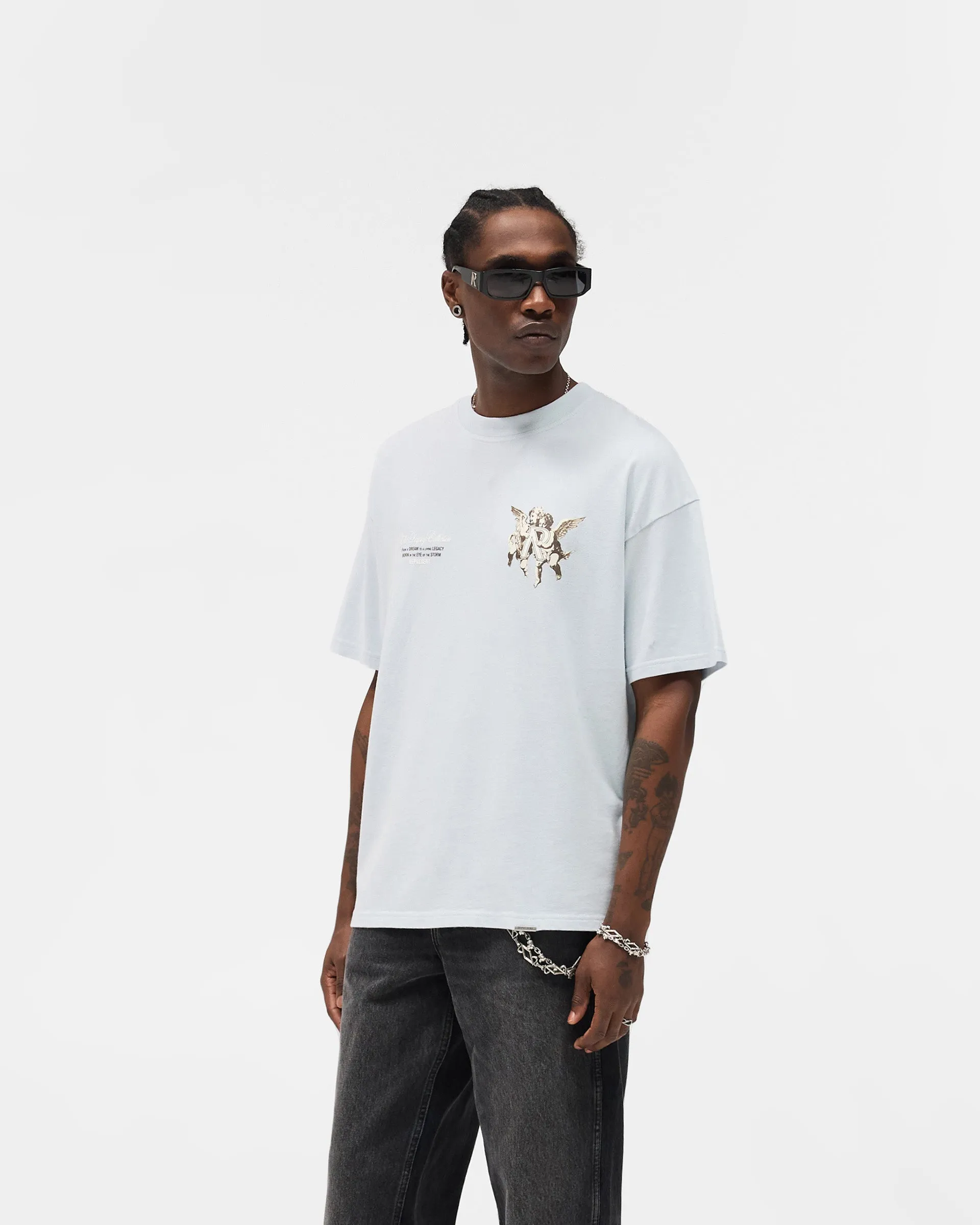 Legacy Cherubs T-Shirt - Cloud Brushed Interior Lining