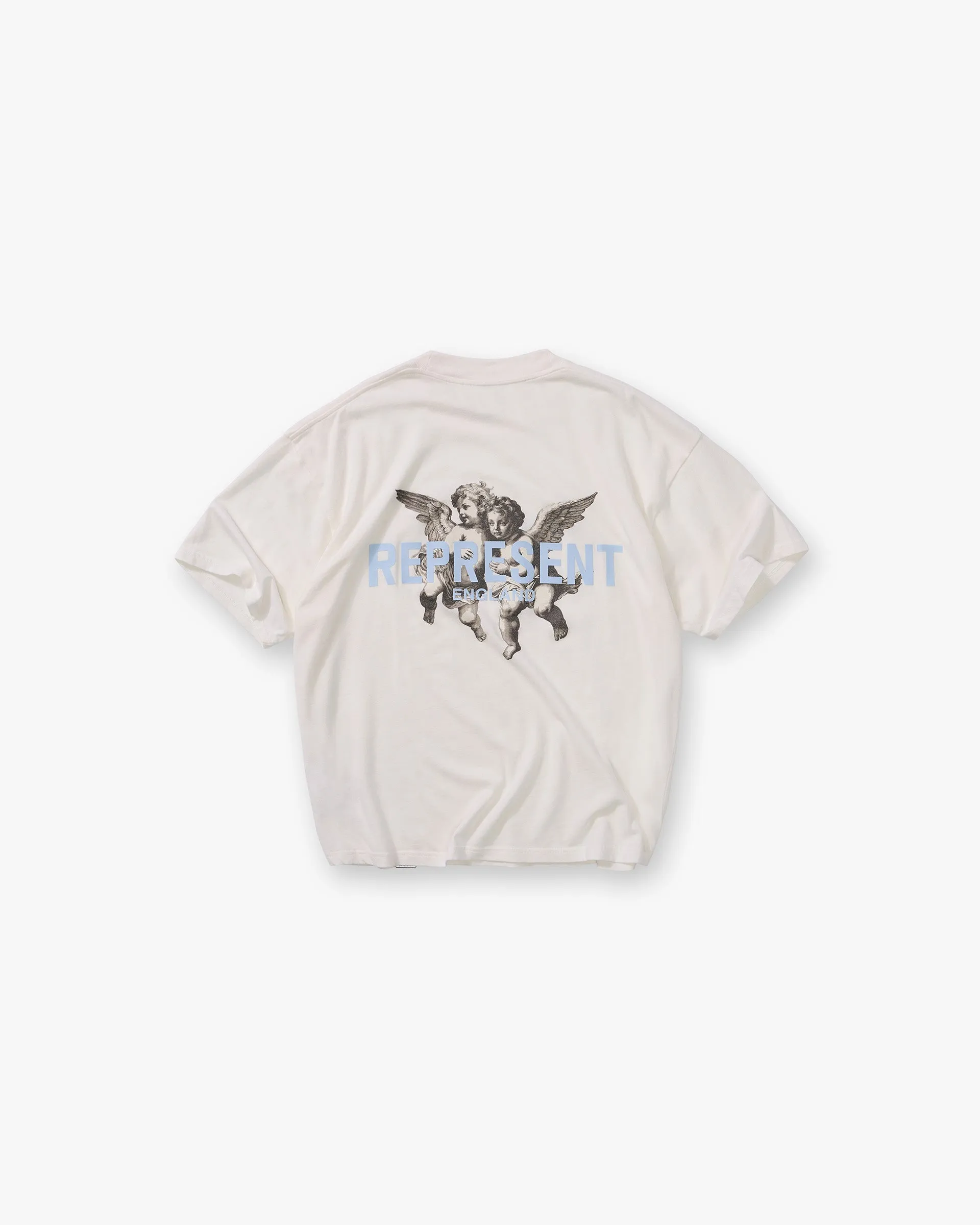 Legacy Cherubs T-Shirt - Flat White Casual Comfort Fit