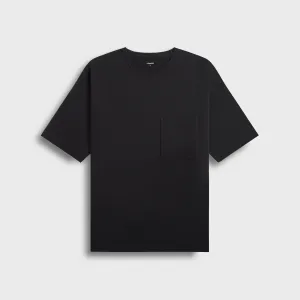 Lemaire Boxy Tee - Black AntiPilling NonRestrictiveCut