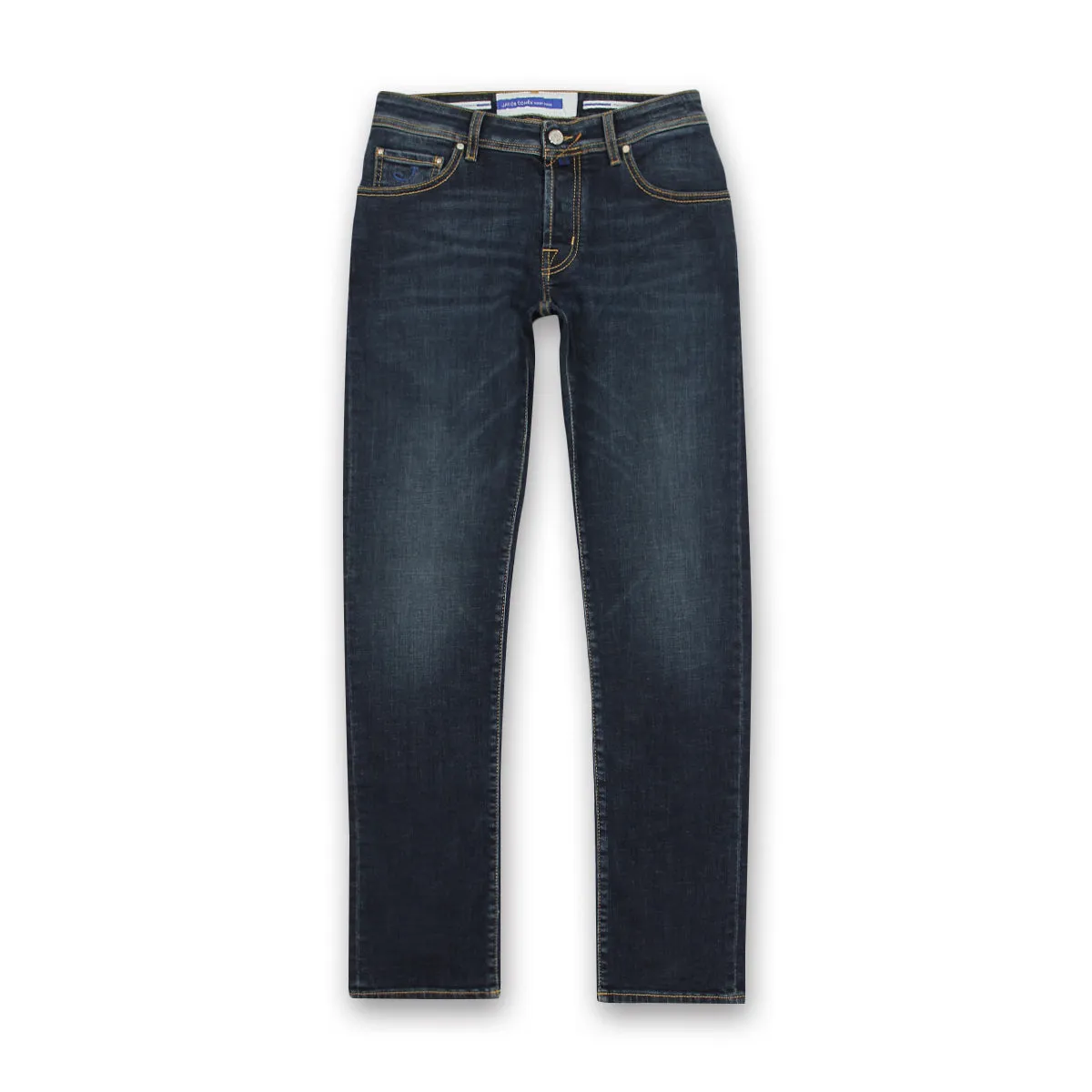 Classic Fit Design Comfortable Silhouette Jacob Cohen - Nick Slim Fit Royal Blue Badge Jeans