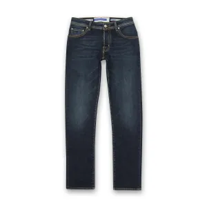 Classic Fit Design Comfortable Silhouette Jacob Cohen - Nick Slim Fit Royal Blue Badge Jeans