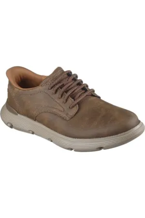 Skechers Mens 205353 GARZA DURAN in Taupe Heart Glow Stable