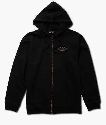 product smooth sleekness Cozy Wear Salty Crew Mens Sweatshirt Double Diamond Zip Fleece