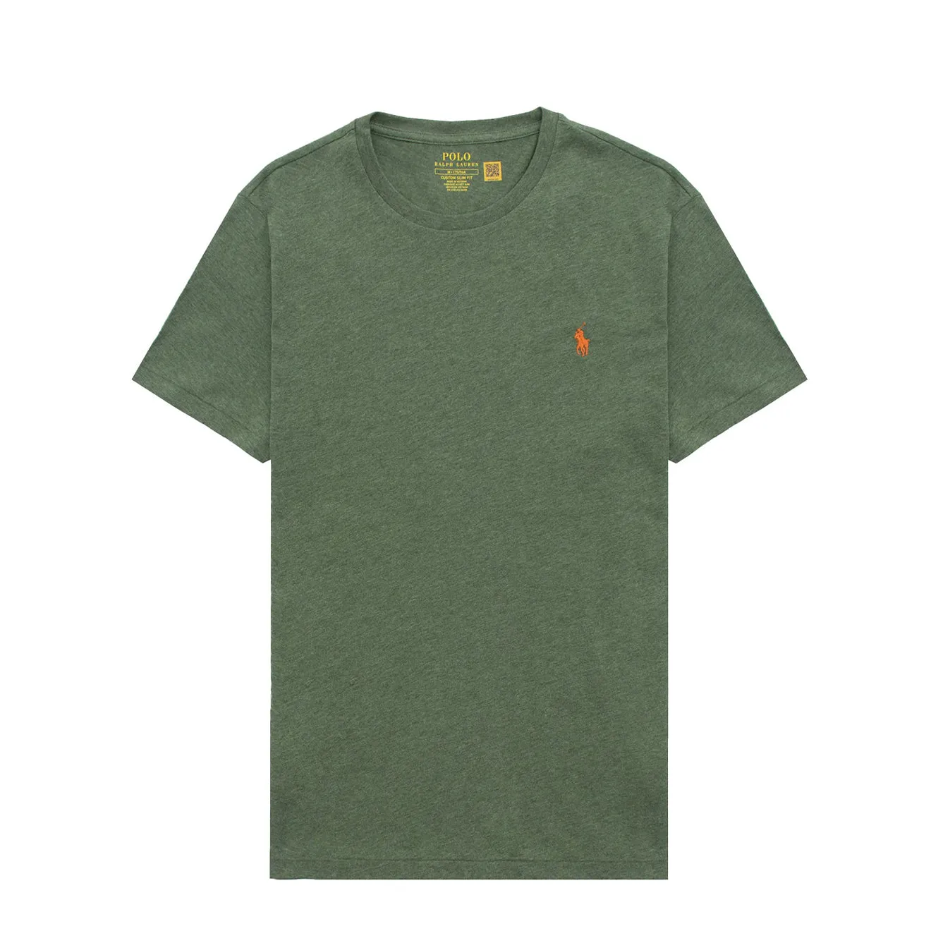 High Density Cotton Timeless Must-Have Polo Ralph Lauren Custom Slim Crewneck T-Shirt Cargo Green