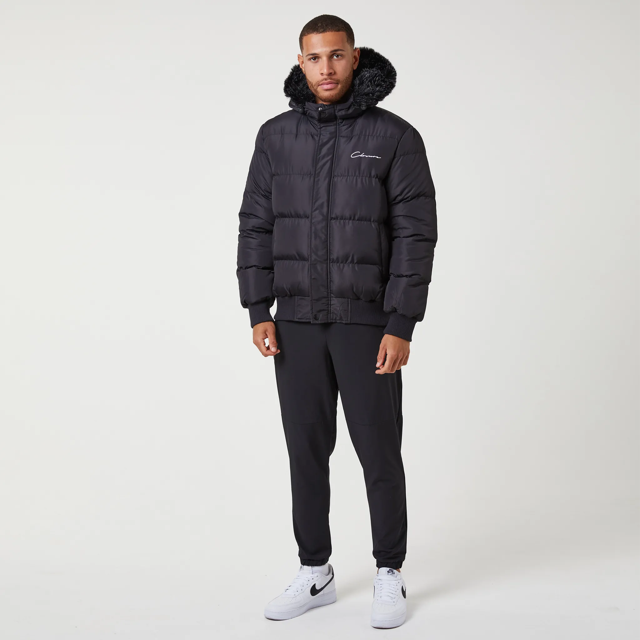 Thermal regulation Temperature Regulating Fill Short Puffer Parka | Black