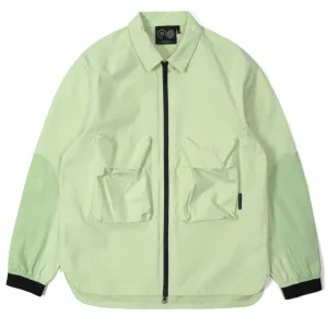 Eco Friendly Textile Purple Mountain Observatory Climate Lightweight Jacket Lime Cream
